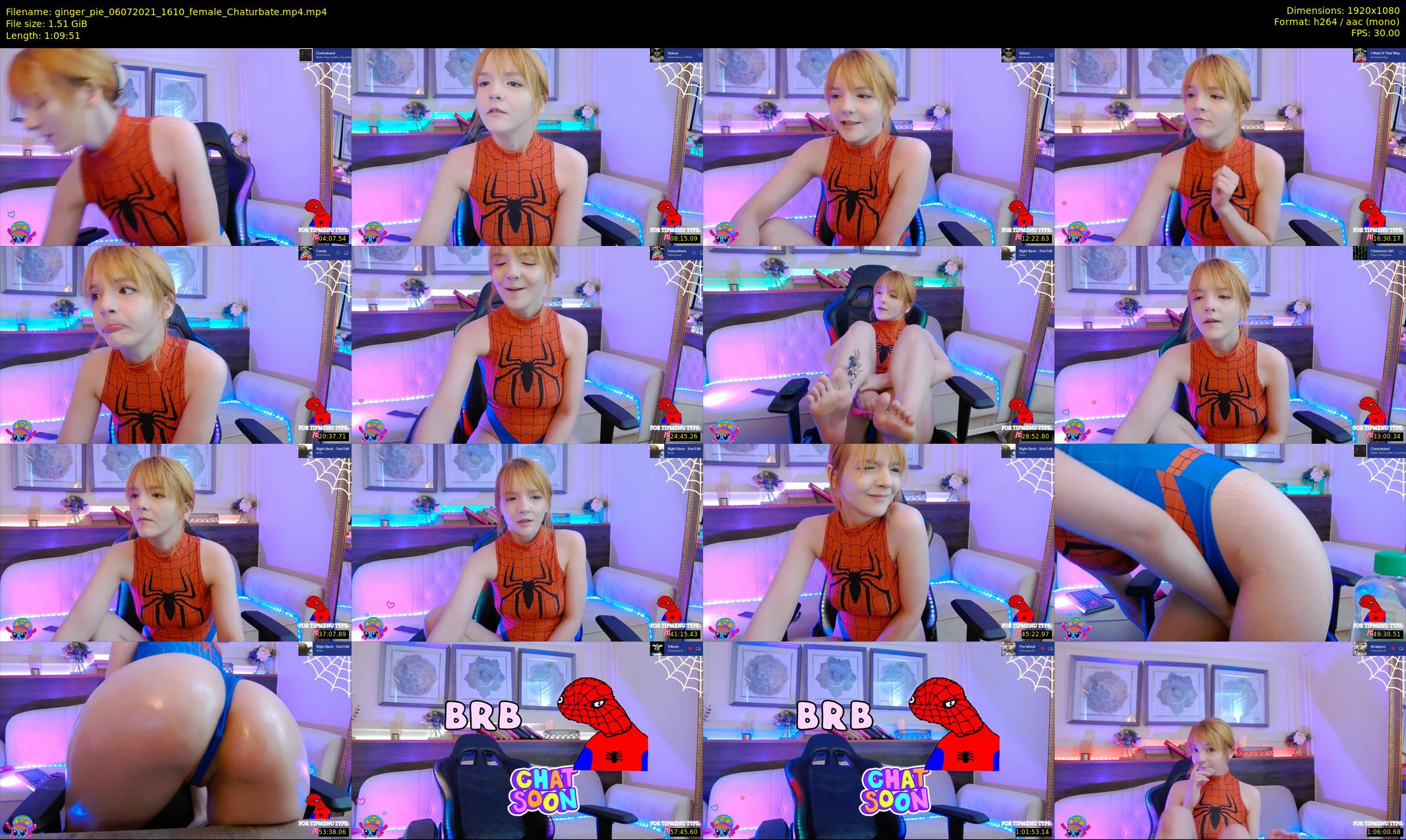 ginger_pie — 70 minute Chaturbate female cam show recording, 1080p, Jul 6, 2021