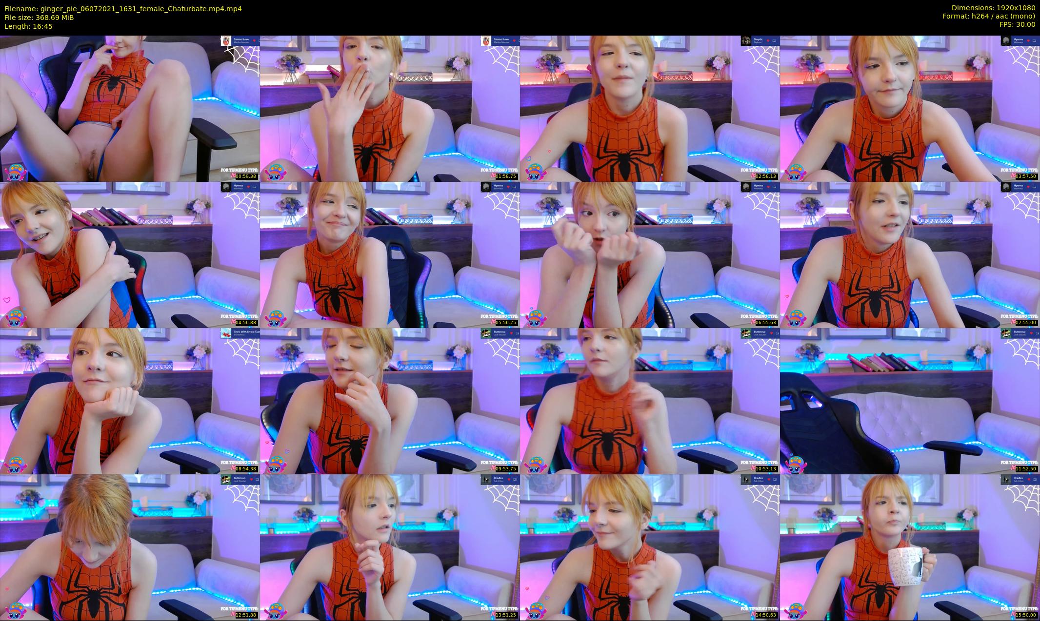 ginger_pie — 17 minute Chaturbate female cam show recording, 1080p, Jul 6, 2021