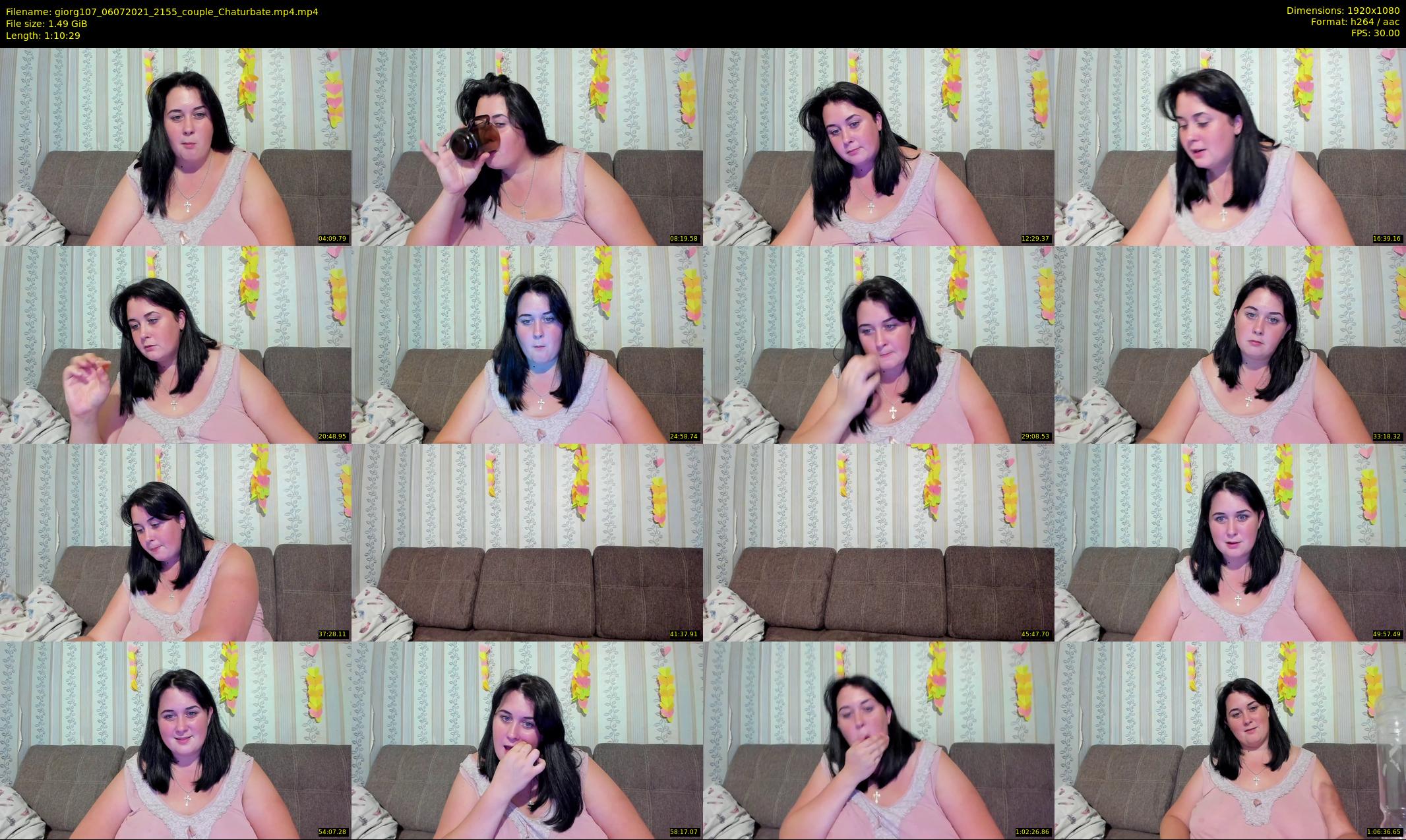 giorg107 — 71 minute Chaturbate couple cam show recording, 1080p, Jul 6, 2021