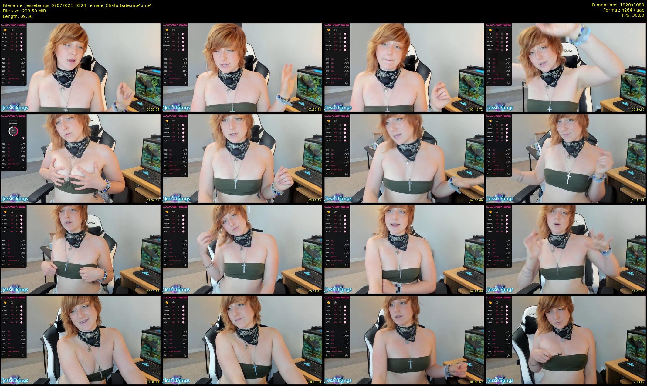 jessebangs — 10 minute Chaturbate female cam show recording, 1080p, Jul 7, 2021