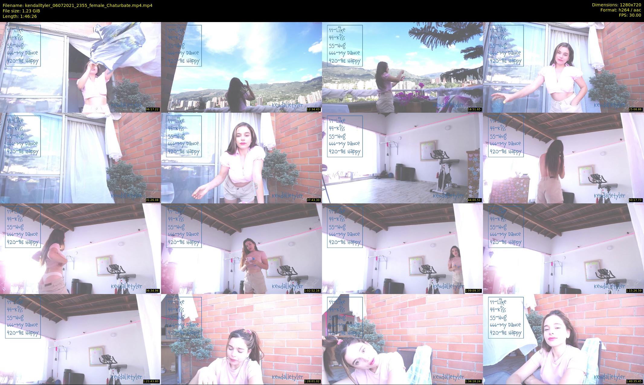 kendalltyler — 107 minute Chaturbate female cam show recording, 720p, Jul 6, 2021