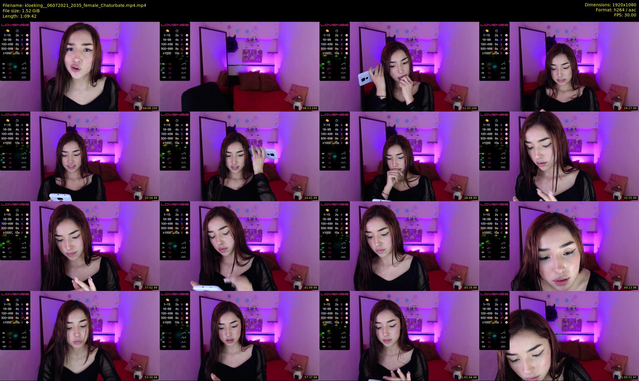 kloeking_ — 70 minute Chaturbate female cam show recording, 1080p, Jul 6, 2021