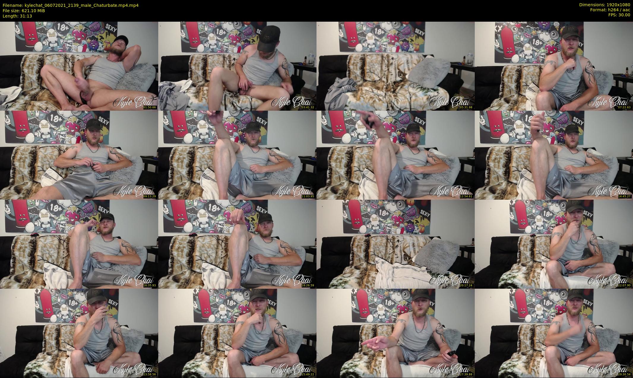 kylechat — 32 minute Chaturbate male cam show recording, 1080p, Jul 6, 2021