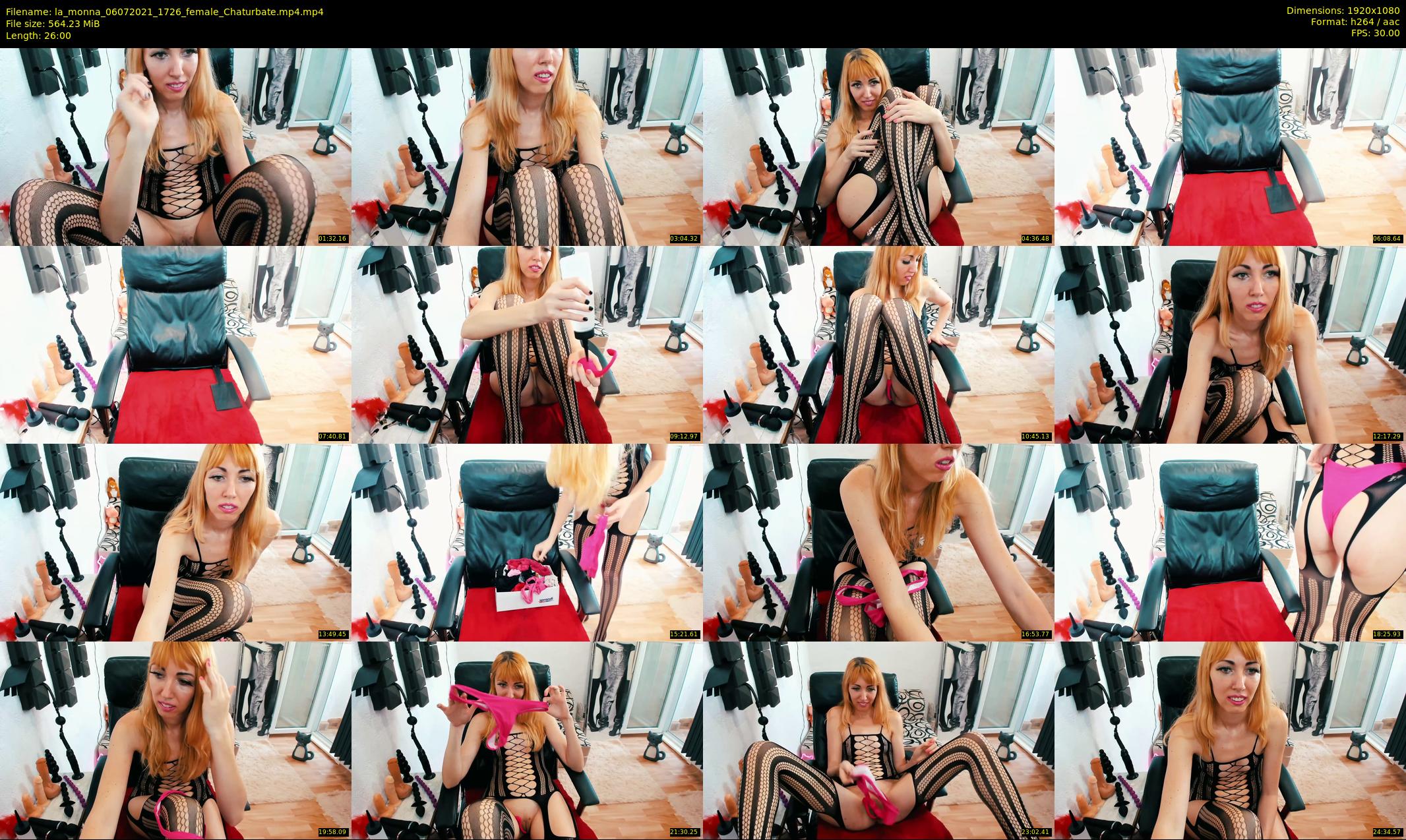 la_monna — 26 minute Chaturbate female cam show recording, 1080p, Jul 6, 2021