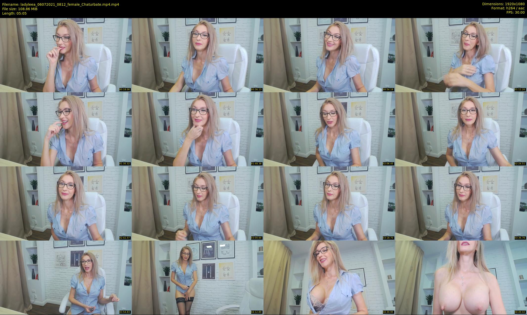 ladyleea — 6 minute Chaturbate female cam show recording, 1080p, Jul 6, 2021