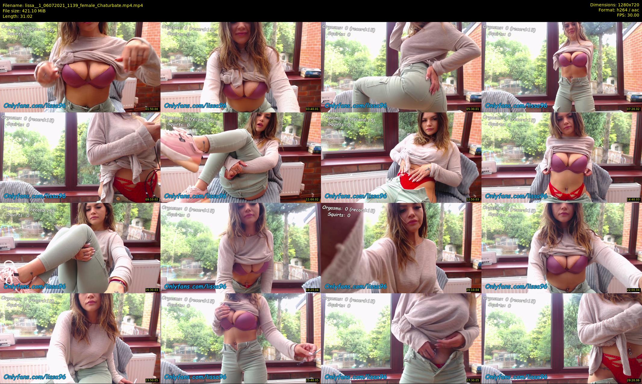 lissa__1 — 32 minute Chaturbate female cam show recording, 720p, Jul 6, 2021