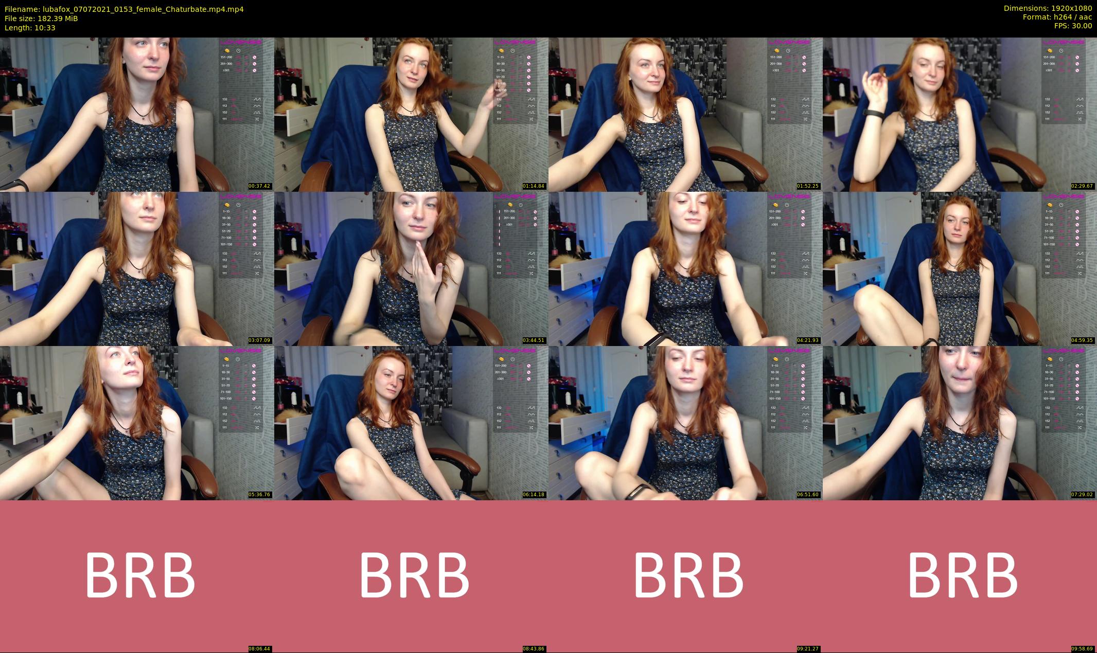 lubafox — 11 minute Chaturbate female cam show recording, 1080p, Jul 7, 2021