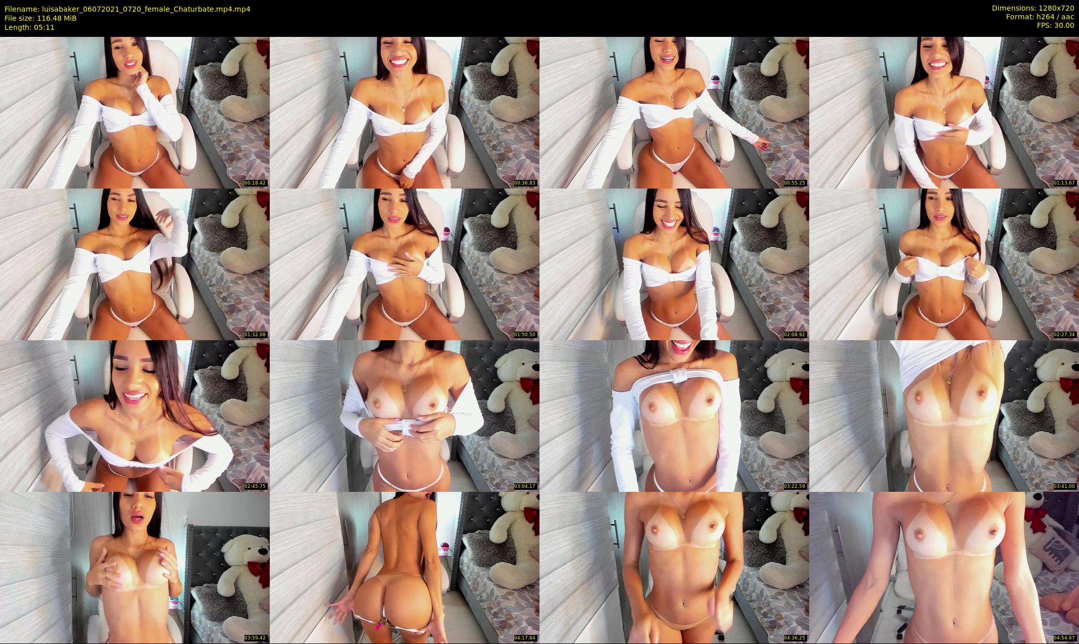 luisabaker — 6 minute Chaturbate female cam show recording, 720p, Jul 6, 2021
