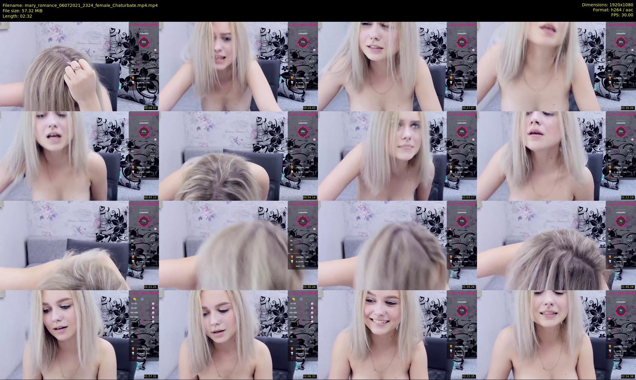 mary_romance — 3 minute Chaturbate female cam show recording, 1080p, Jul 6, 2021