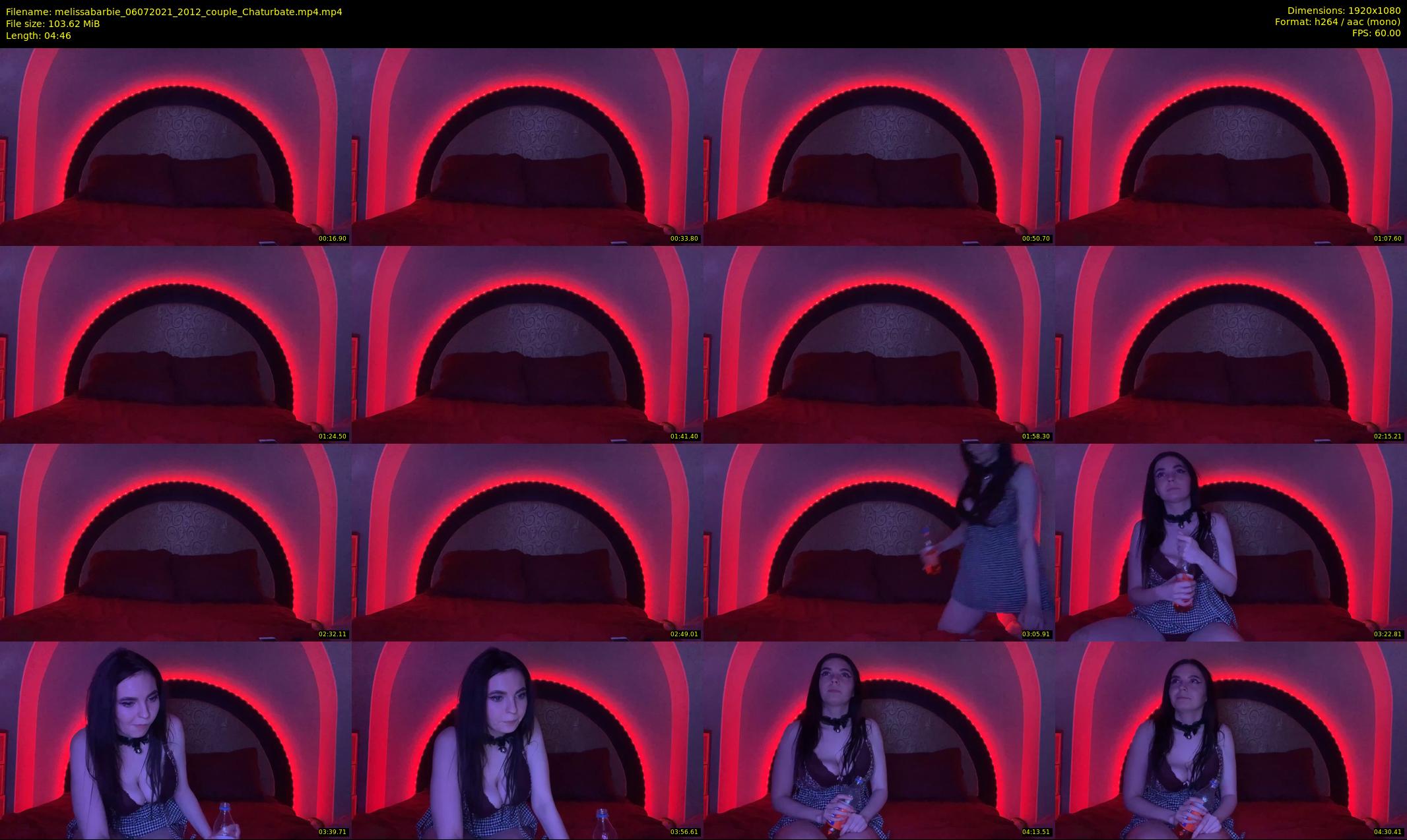 melissabarbie — 5 minute Chaturbate couple cam show recording, 1080p, Jul 6, 2021