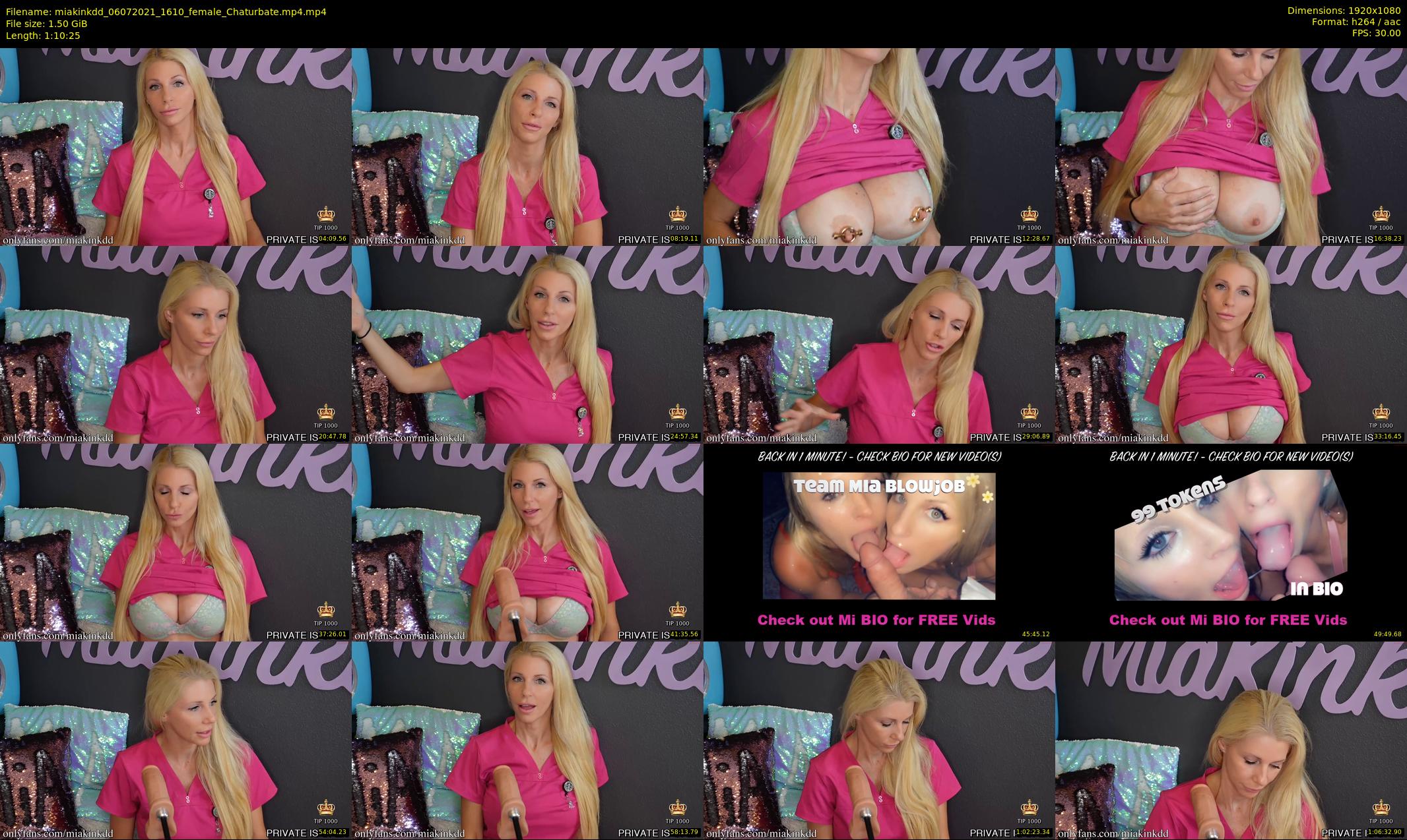 miakinkdd — 71 minute Chaturbate female cam show recording, 1080p, Jul 6, 2021
