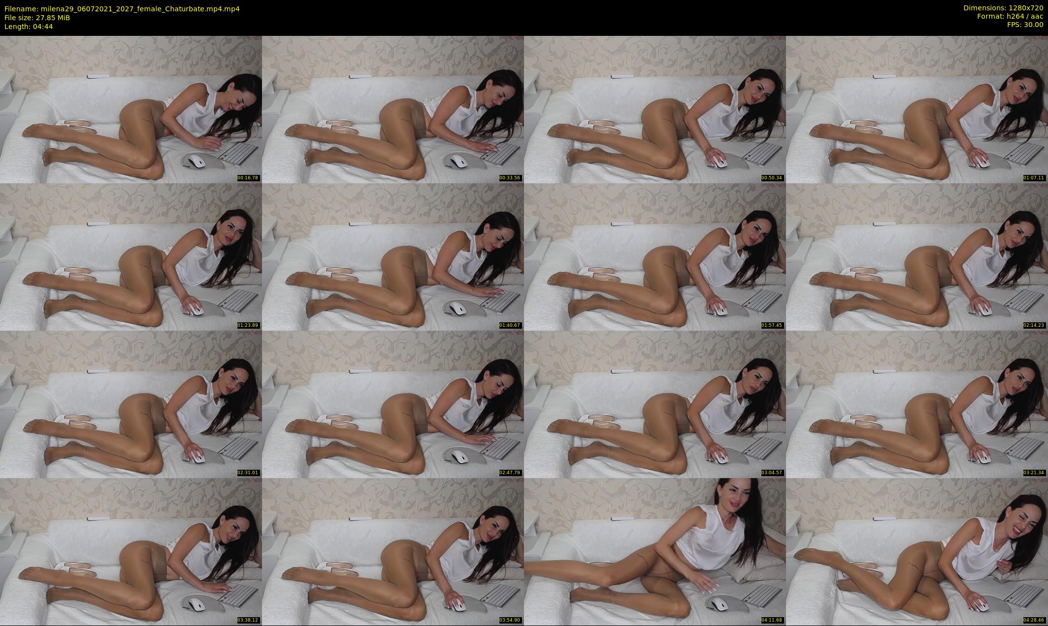 milena29 — 5 minute Chaturbate female cam show recording, 720p, Jul 6, 2021