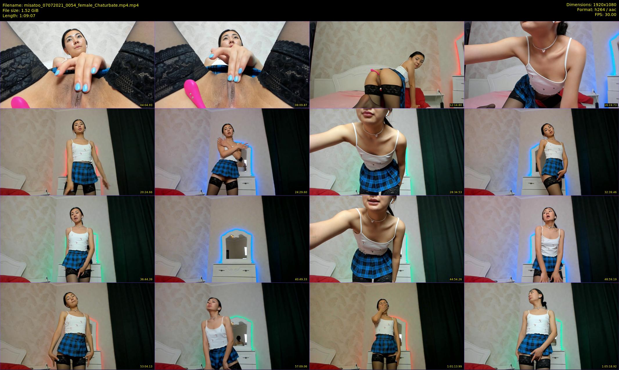 misatoo — 70 minute Chaturbate female cam show recording, 1080p, Jul 7, 2021