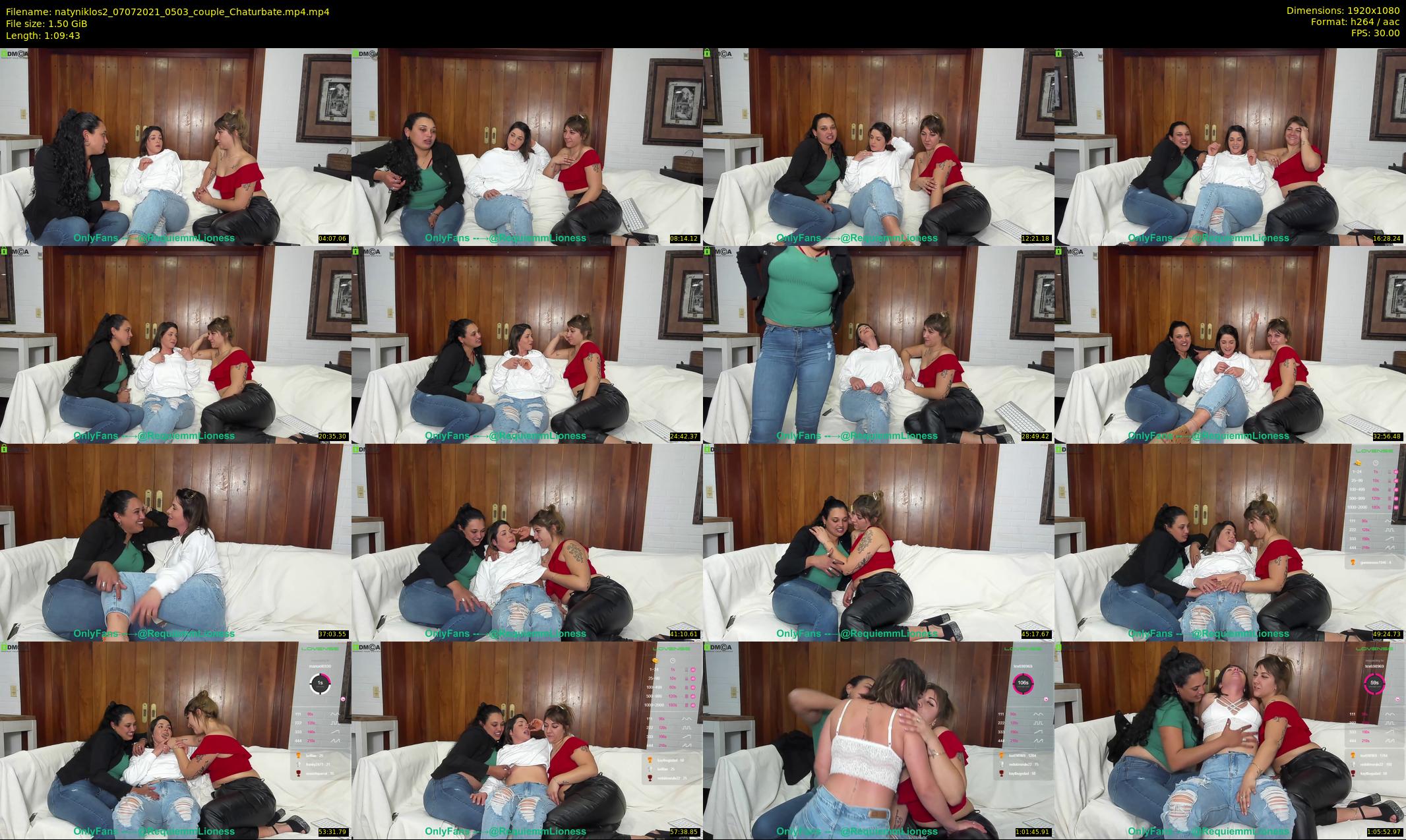 natyniklos2 — 70 minute Chaturbate couple cam show recording, 1080p, Jul 7, 2021