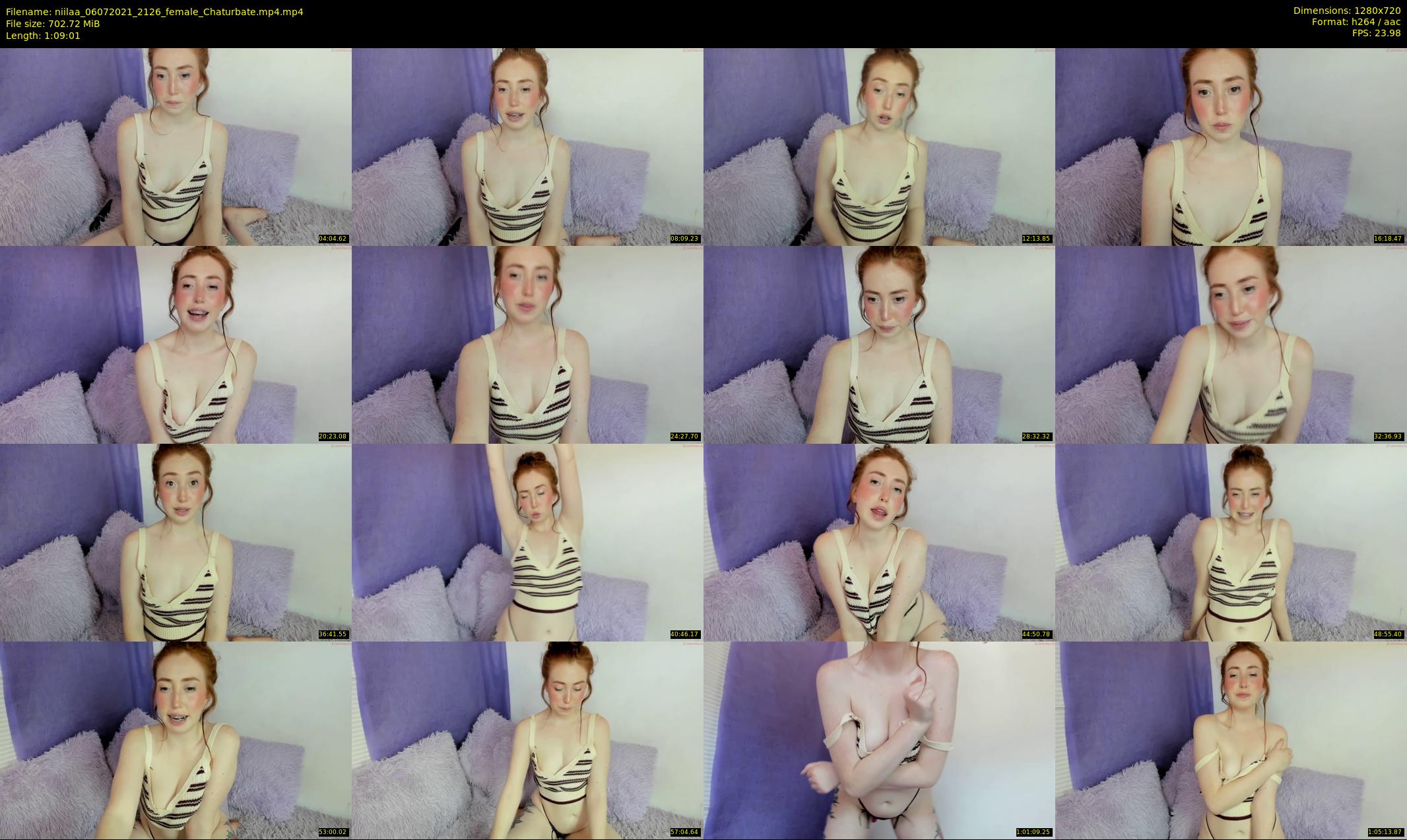 niilaa — 70 minute Chaturbate female cam show recording, 720p, Jul 6, 2021