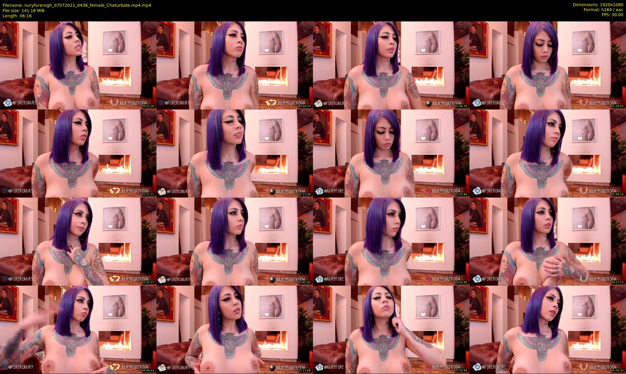 nuryforerogh — 7 minute Chaturbate female cam show recording, 1080p, Jul 7, 2021