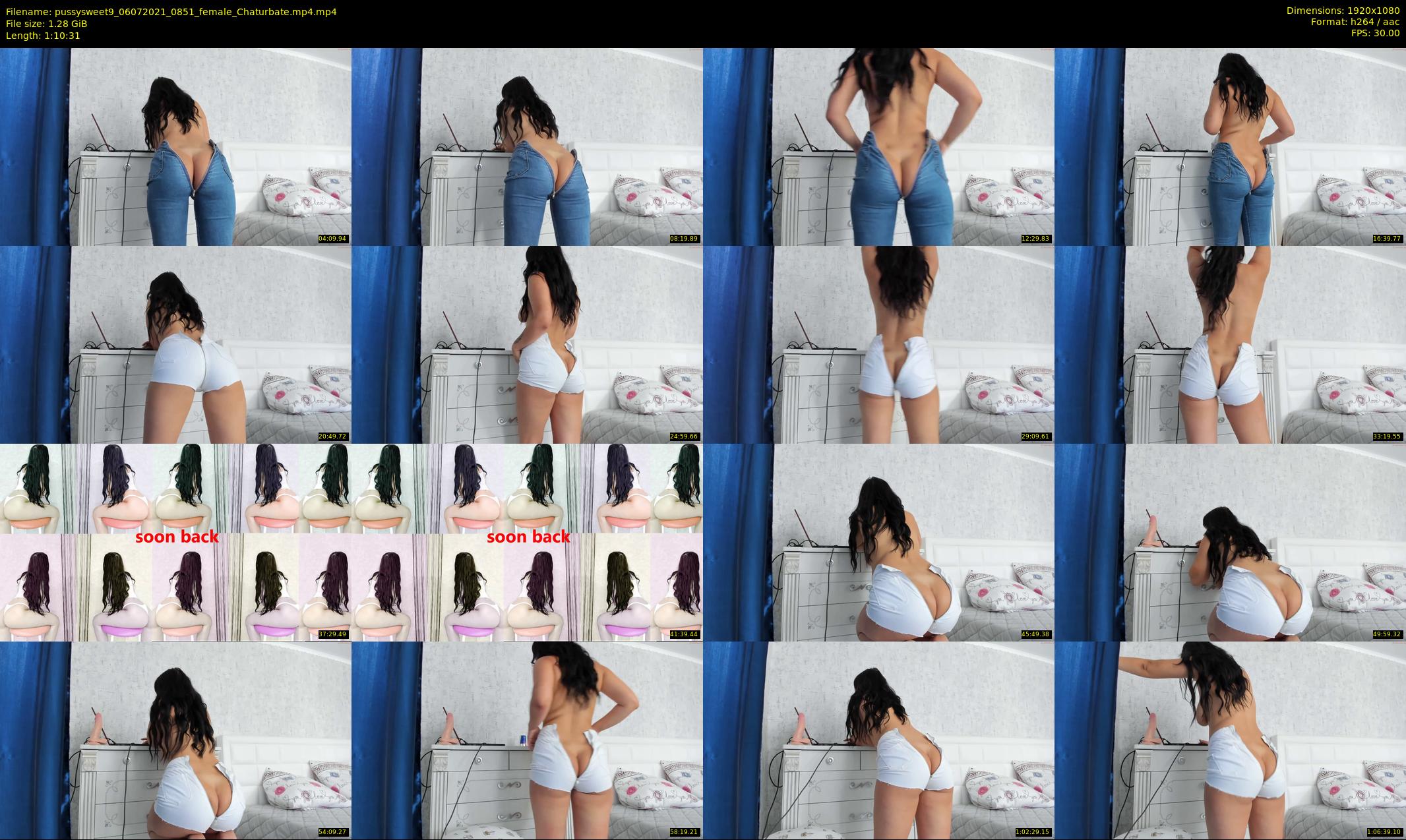 pussysweet9 — 71 minute Chaturbate female cam show recording, 1080p, Jul 6, 2021