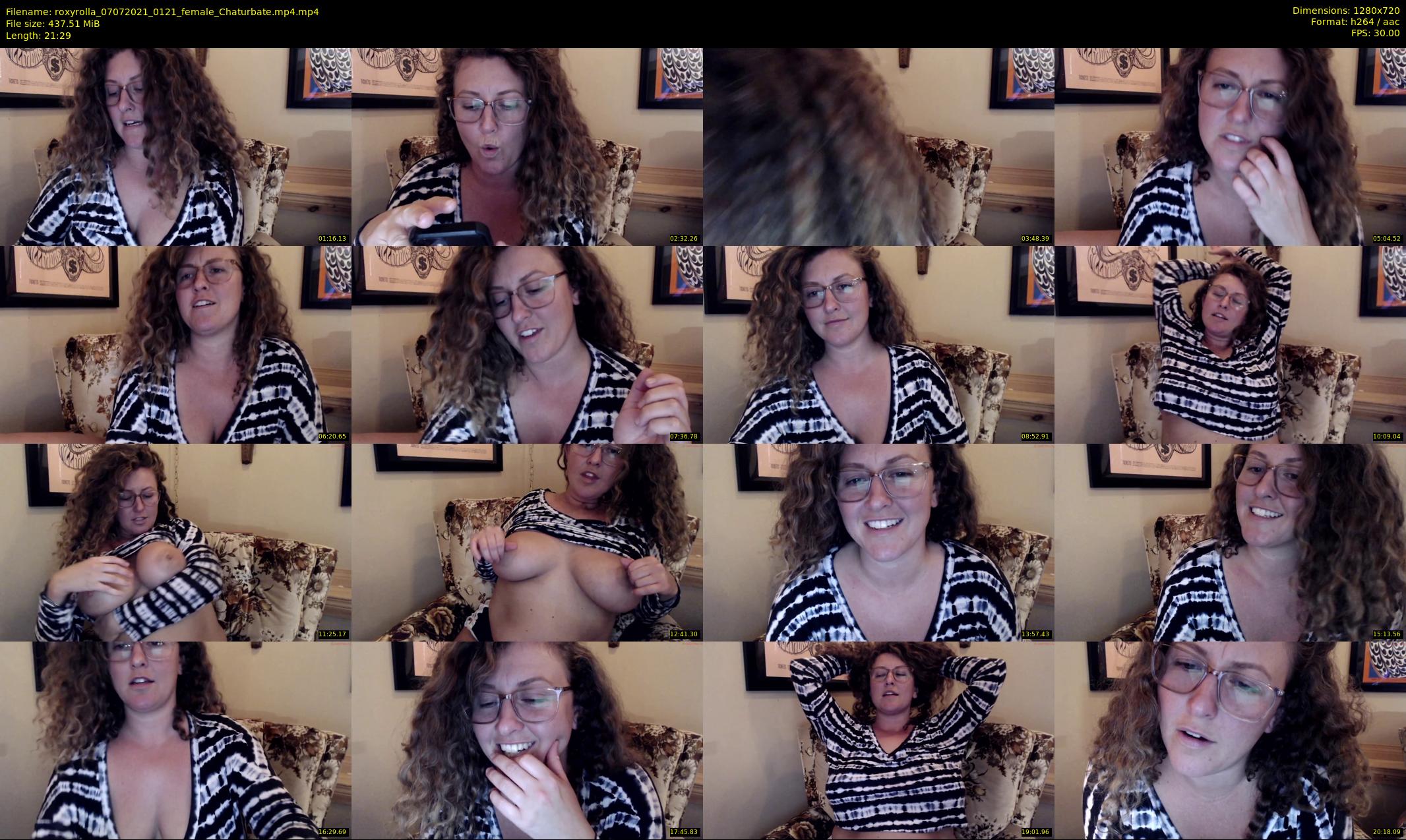 roxyrolla — 22 minute Chaturbate female cam show recording, 720p, Jul 7, 2021