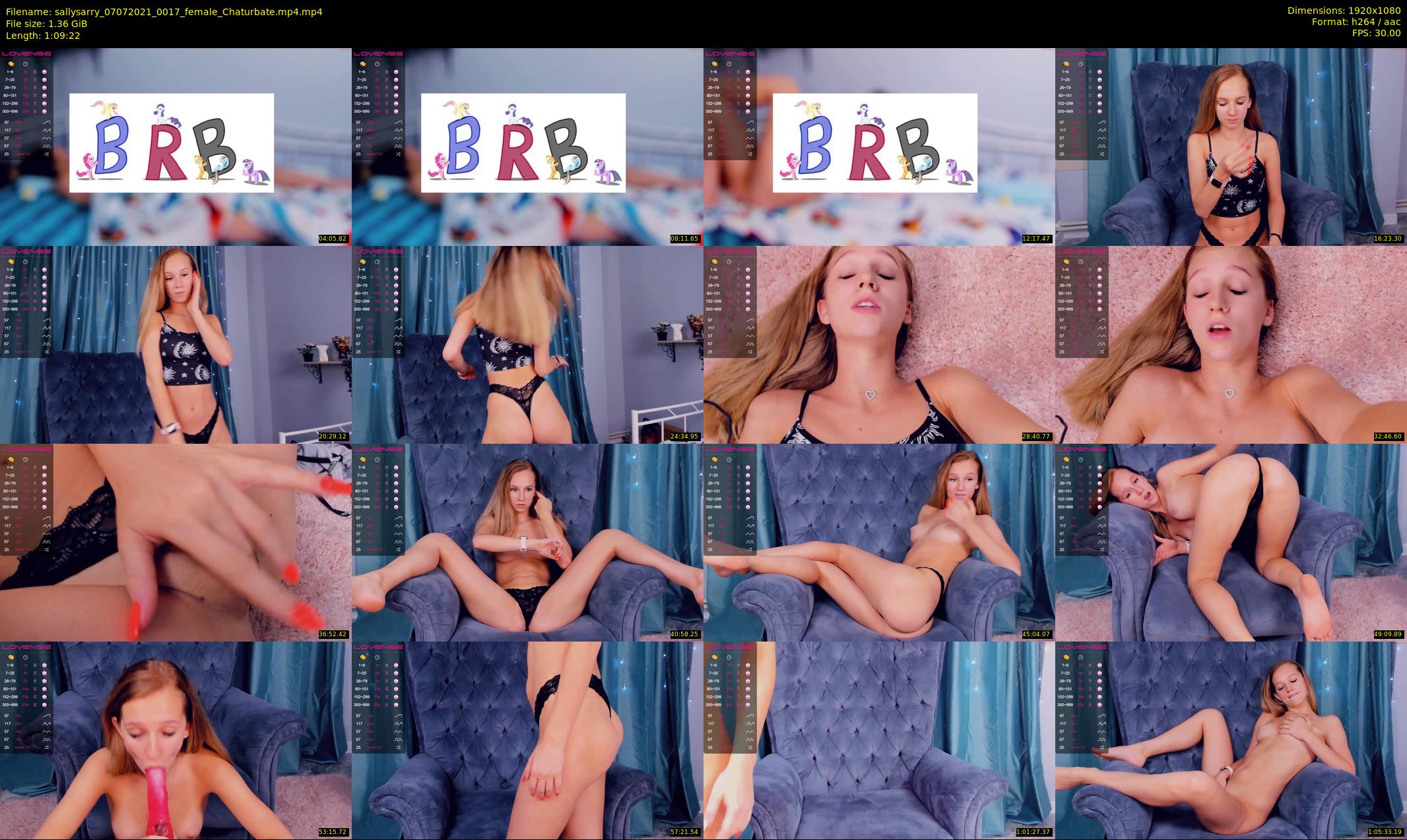 sallysarry — 70 minute Chaturbate couple cam show recording, 1080p, Jul 7, 2021