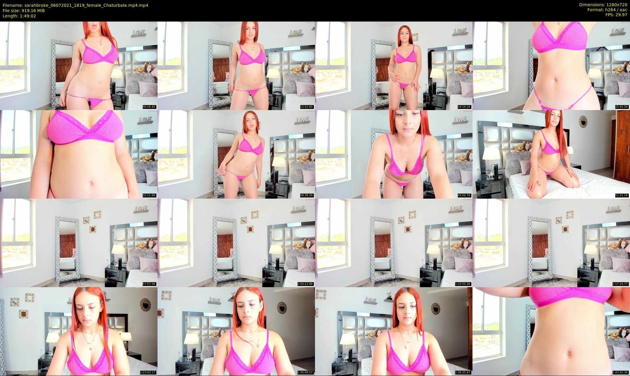 sarahbroke — 110 minute Chaturbate female cam show recording, 720p, Jul 6, 2021