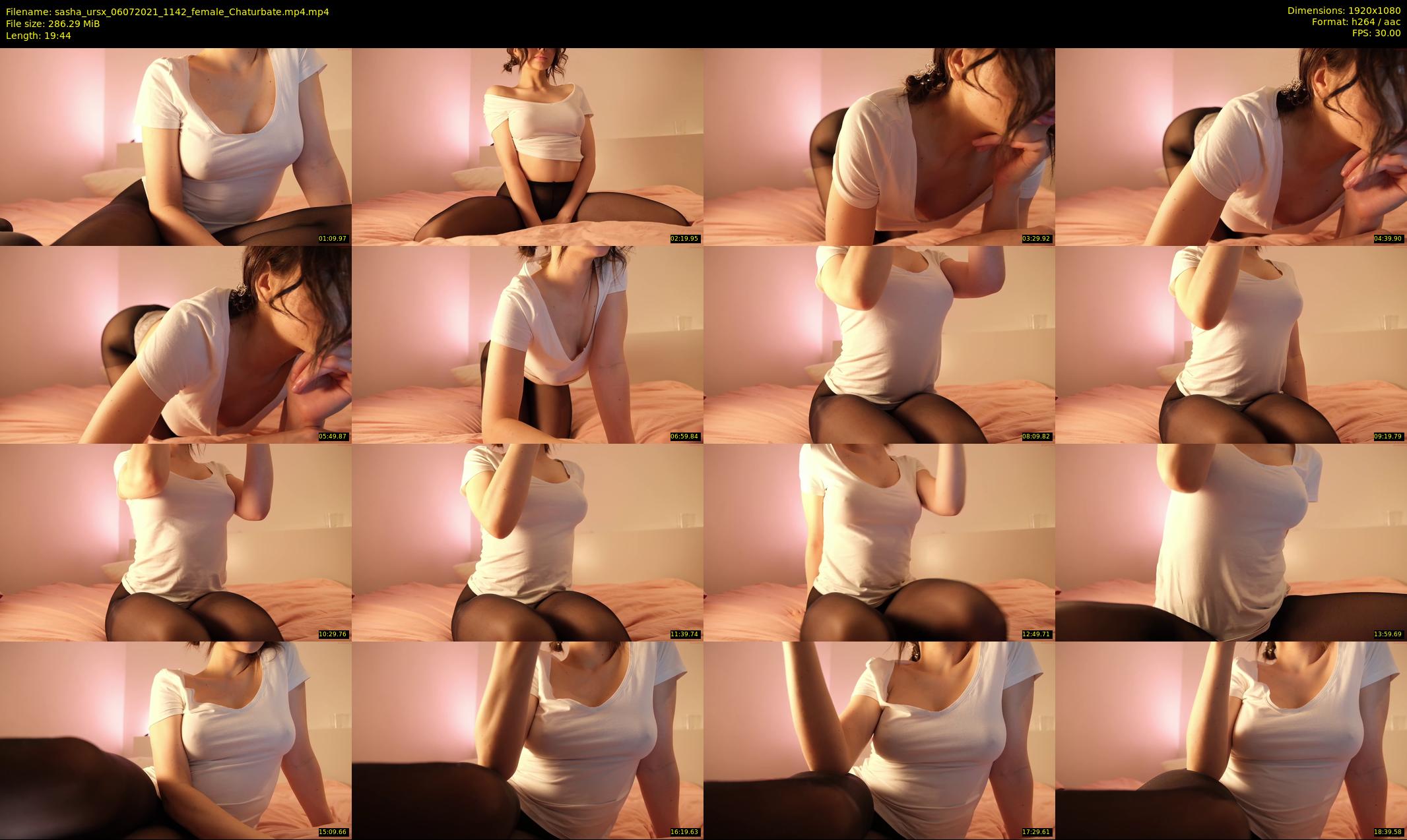 sasha_ursx — 20 minute Chaturbate female cam show recording, 1080p, Jul 6, 2021