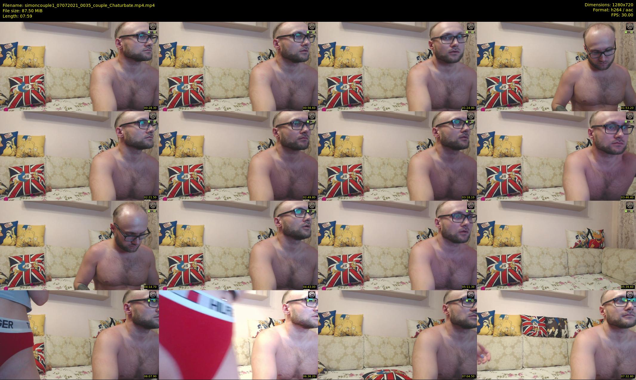 simoncouple1 — 8 minute Chaturbate couple cam show recording, 720p, Jul 7, 2021