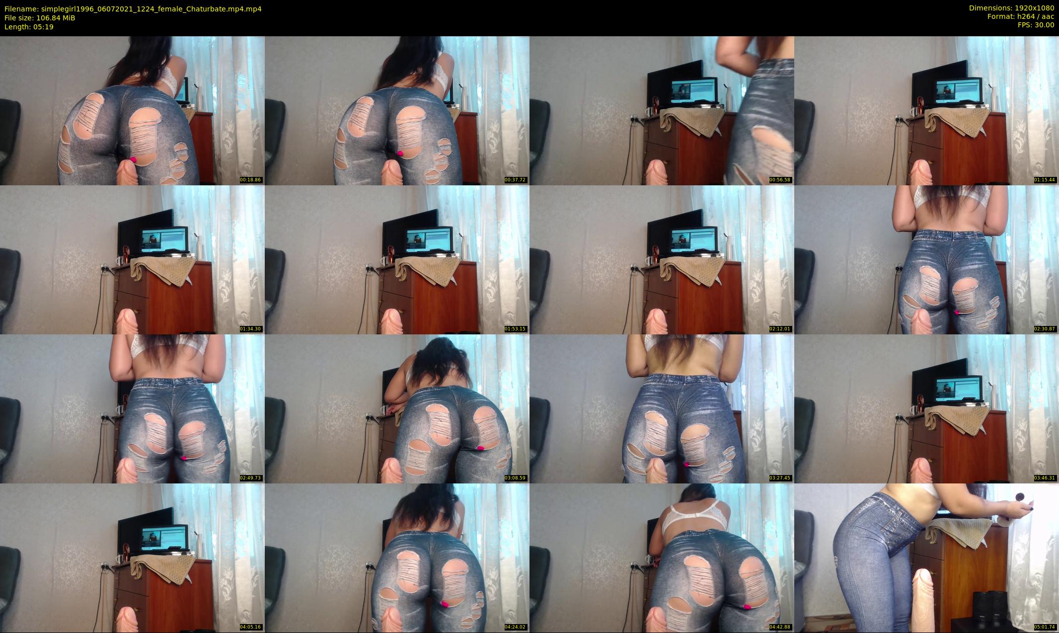 simplegirl1996 — 6 minute Chaturbate female cam show recording, 1080p, Jul 6, 2021