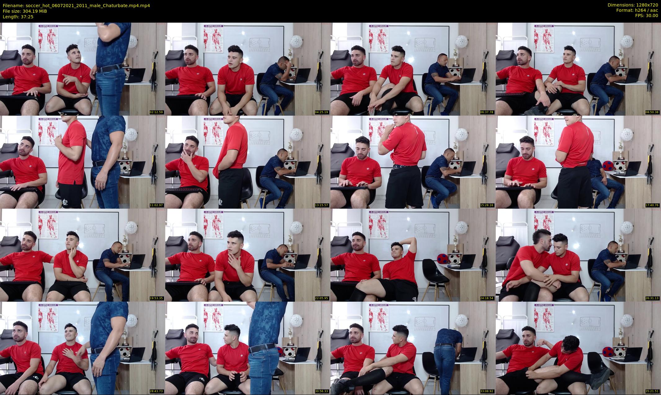 soccer_hot — 38 minute Chaturbate male cam show recording, 720p, Jul 6, 2021