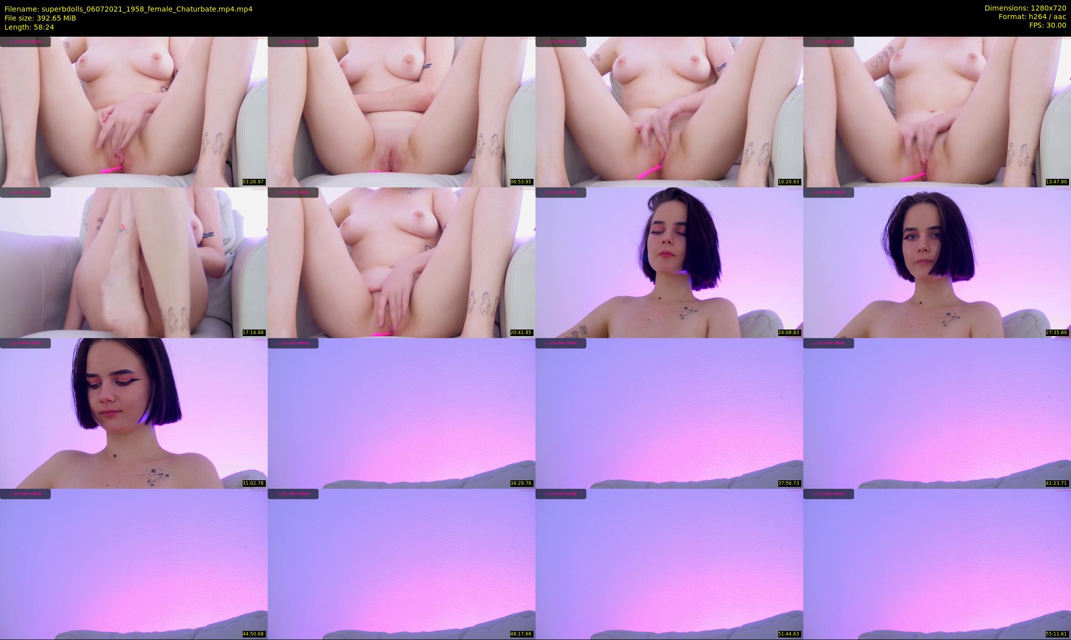 superbdolls — 59 minute Chaturbate couple cam show recording, 720p, Jul 6, 2021