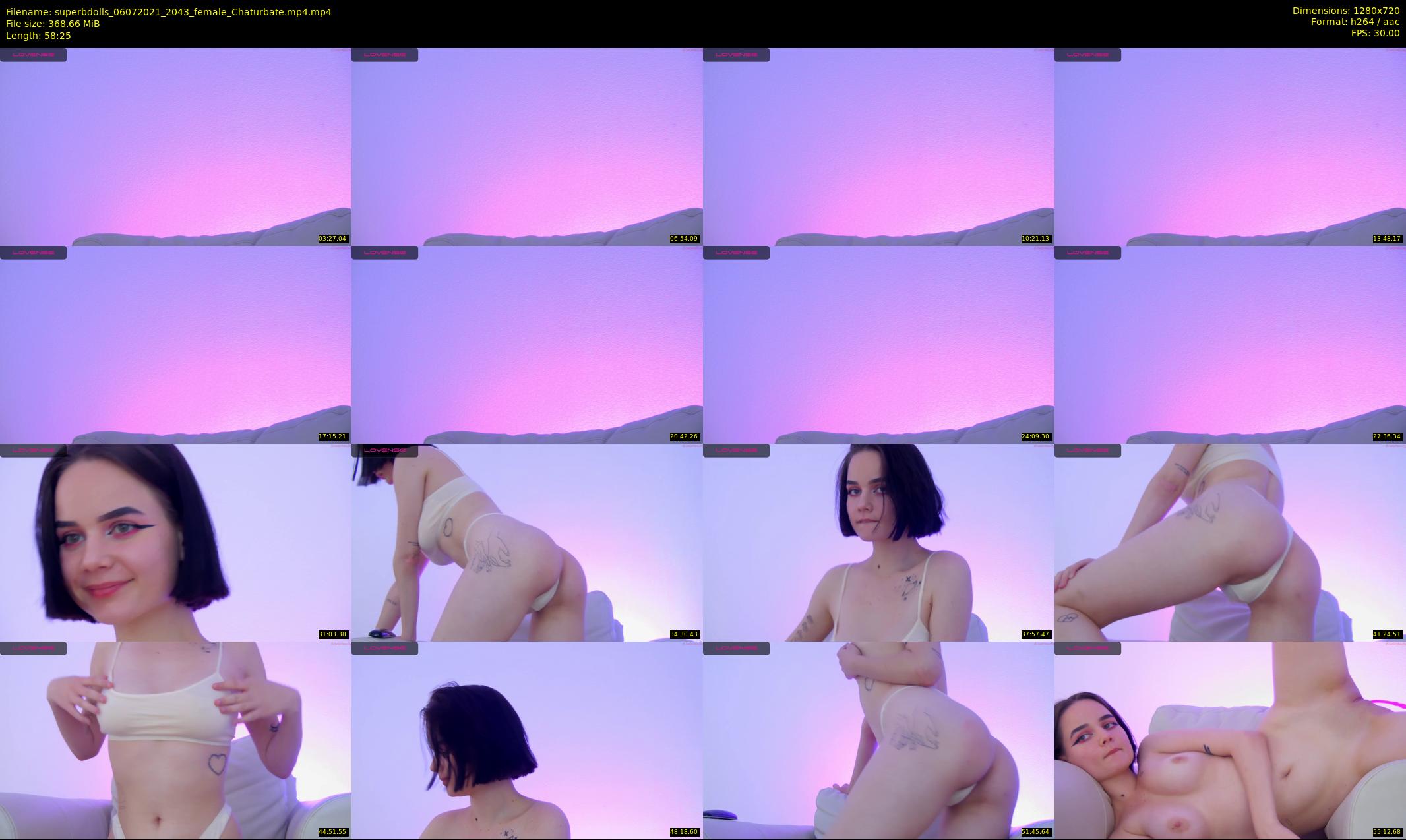 superbdolls — 59 minute Chaturbate couple cam show recording, 720p, Jul 6, 2021