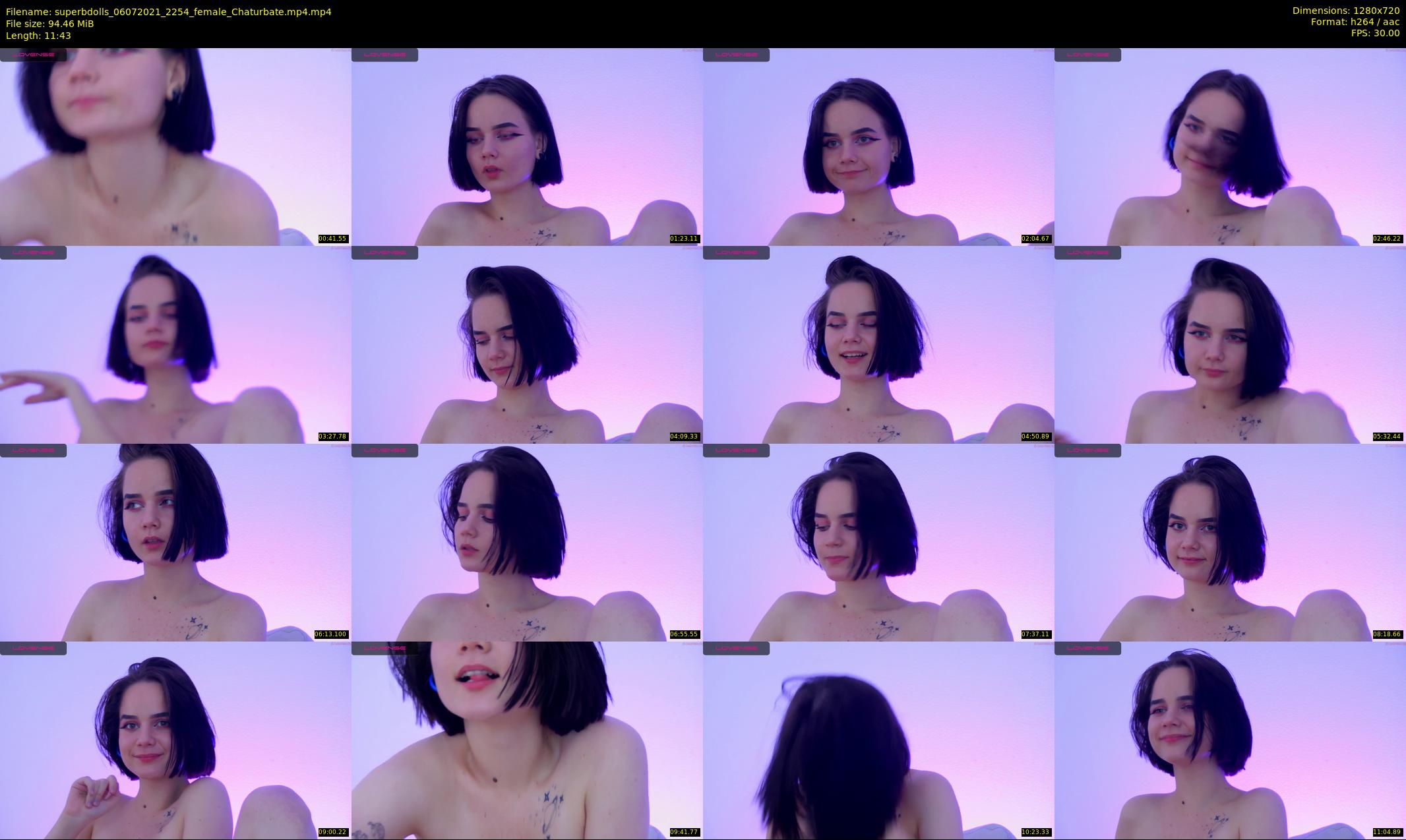 superbdolls — 12 minute Chaturbate couple cam show recording, 720p, Jul 6, 2021