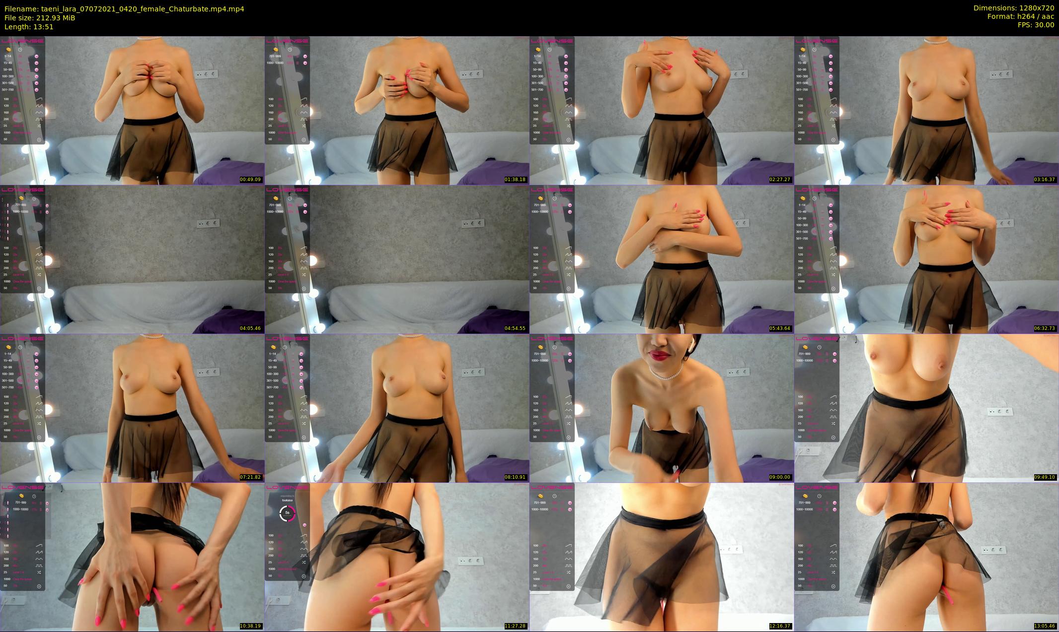 taeni_lara — 14 minute Chaturbate female cam show recording, 720p, Jul 7, 2021
