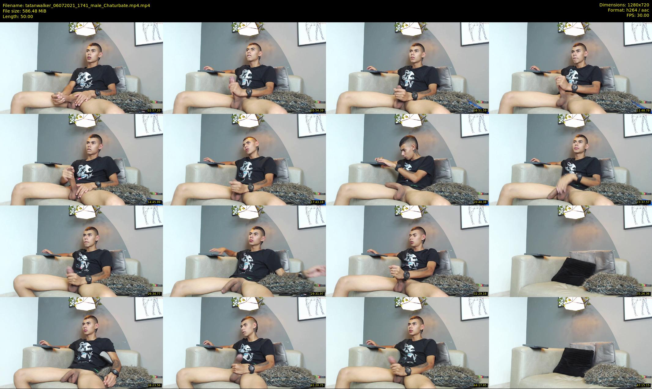 tatanwalker — 50 minute Chaturbate male cam show recording, 720p, Jul 6, 2021