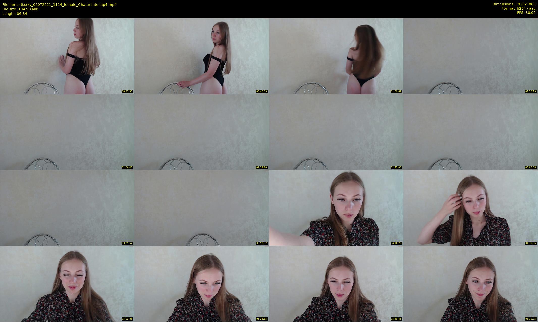 tixxxy — 7 minute Chaturbate female cam show recording, 1080p, Jul 6, 2021