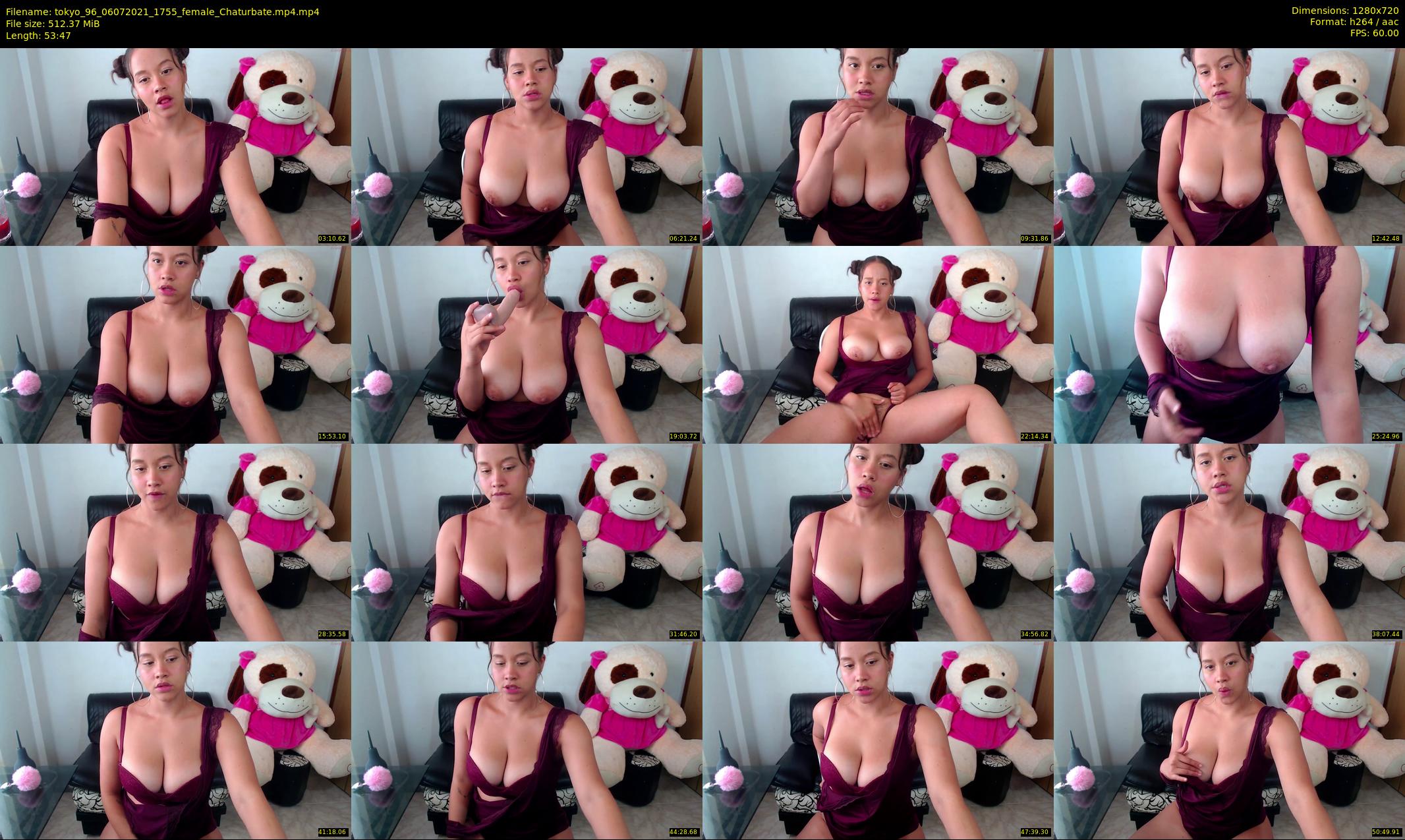 tokyo_96 — 54 minute Chaturbate female cam show recording, 720p, Jul 6, 2021