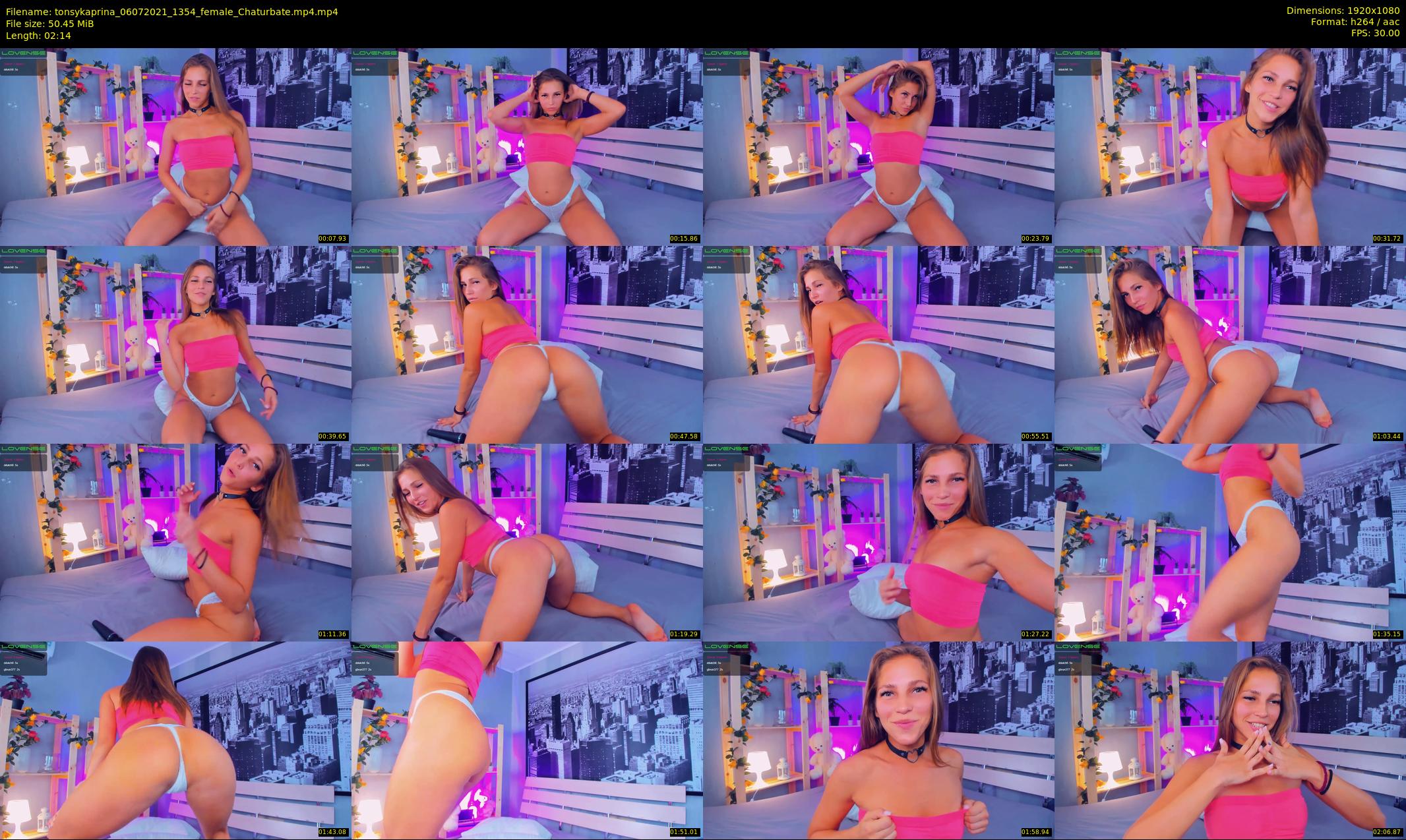 tonsykaprina — 3 minute Chaturbate couple cam show recording, 1080p, Jul 6, 2021