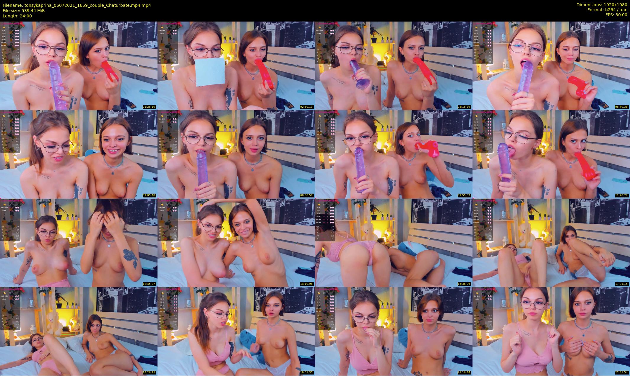 tonsykaprina — 24 minute Chaturbate couple cam show recording, 1080p, Jul 6, 2021