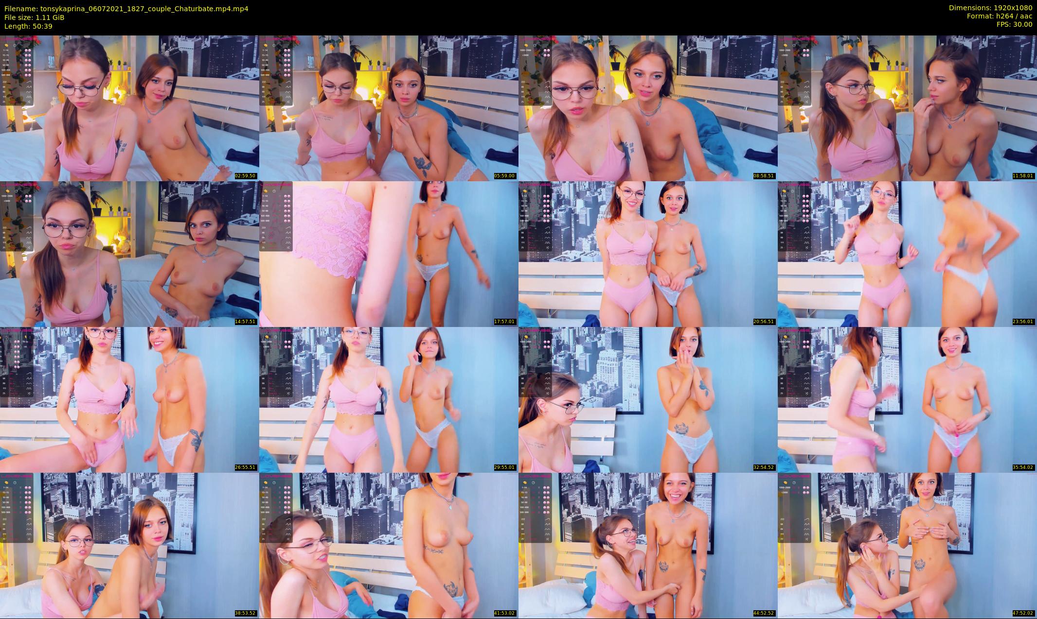 tonsykaprina — 51 minute Chaturbate couple cam show recording, 1080p, Jul 6, 2021