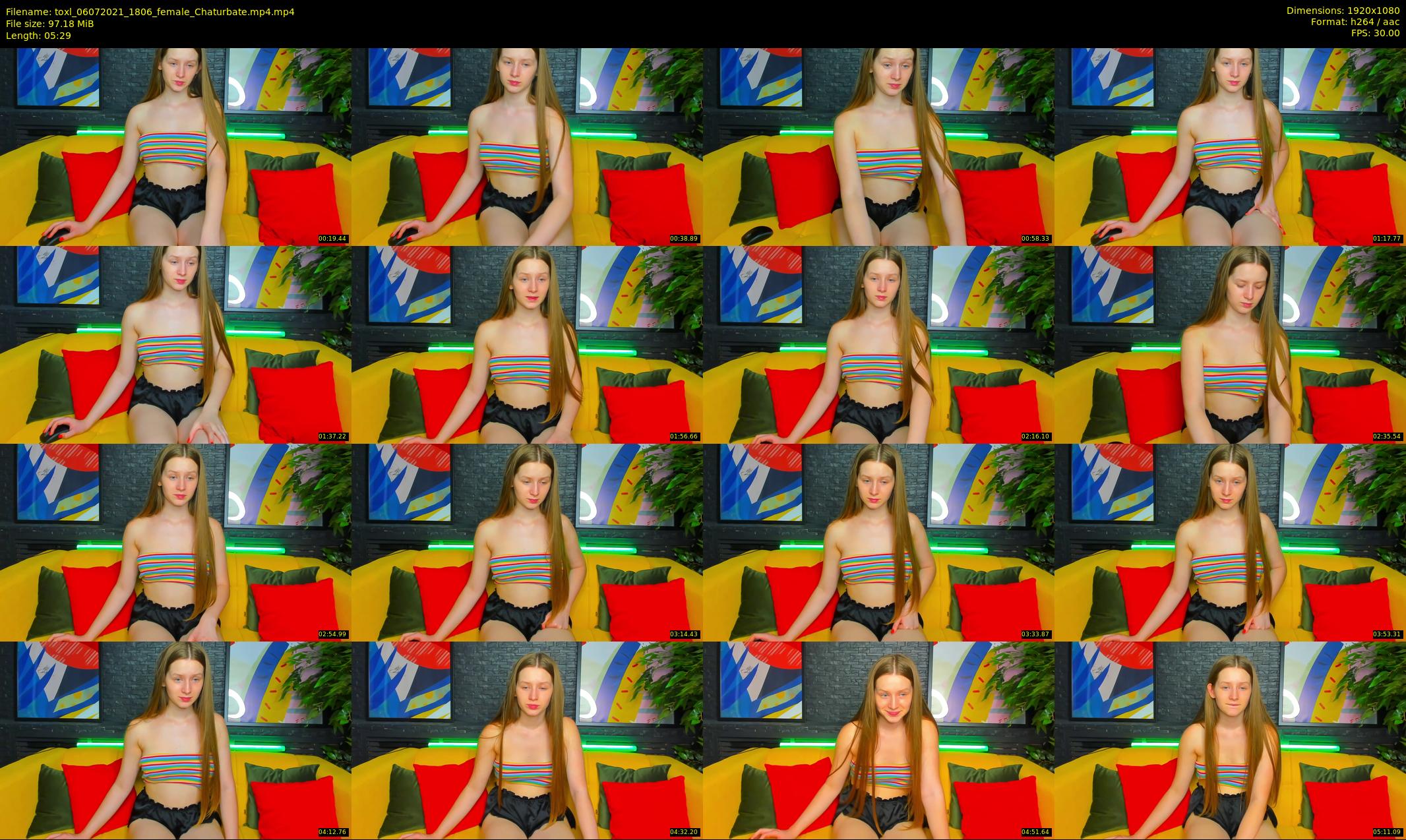 toxl — 6 minute Chaturbate female cam show recording, 1080p, Jul 6, 2021