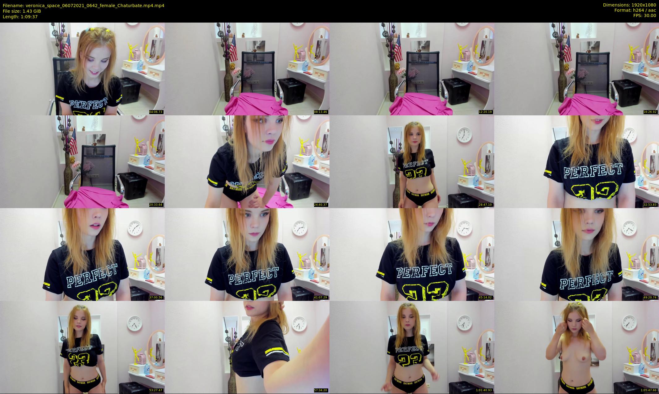 veronica_space — 70 minute Chaturbate female cam show recording, 1080p, Jul 6, 2021