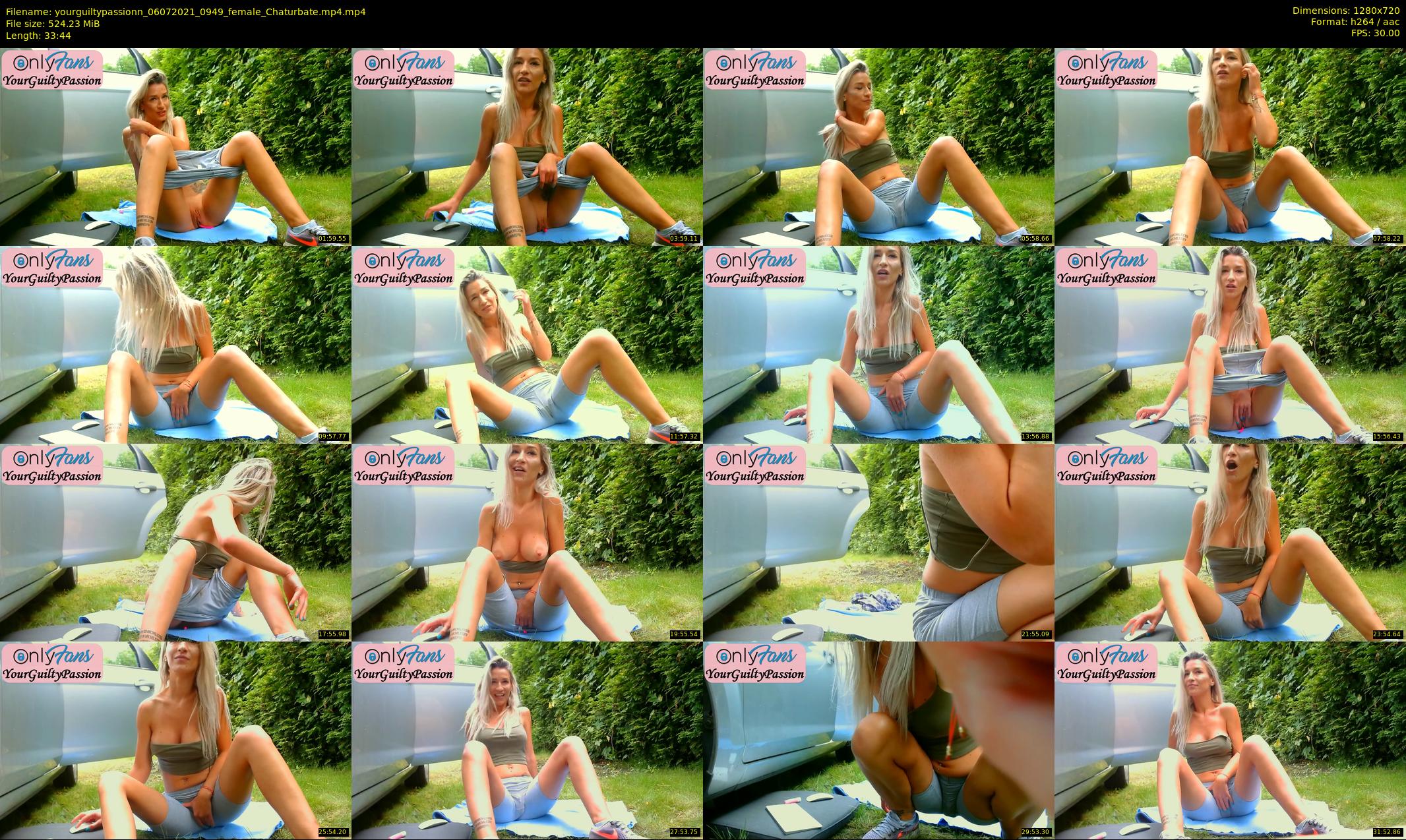 yourguiltypassionn — 34 minute Chaturbate female cam show recording, 720p, Jul 6, 2021