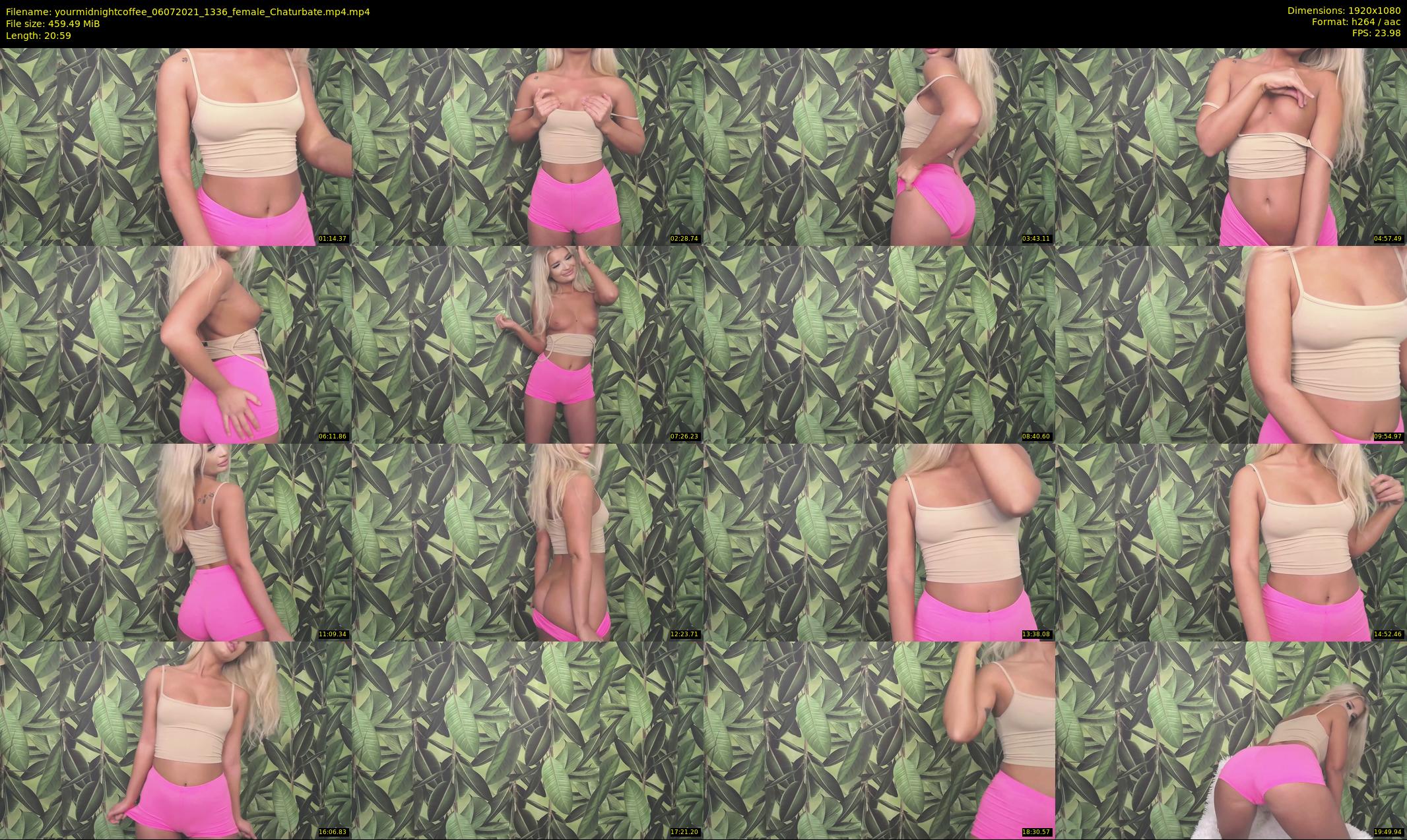 yourmidnightcoffee — 21 minute Chaturbate female cam show recording, 1080p, Jul 6, 2021
