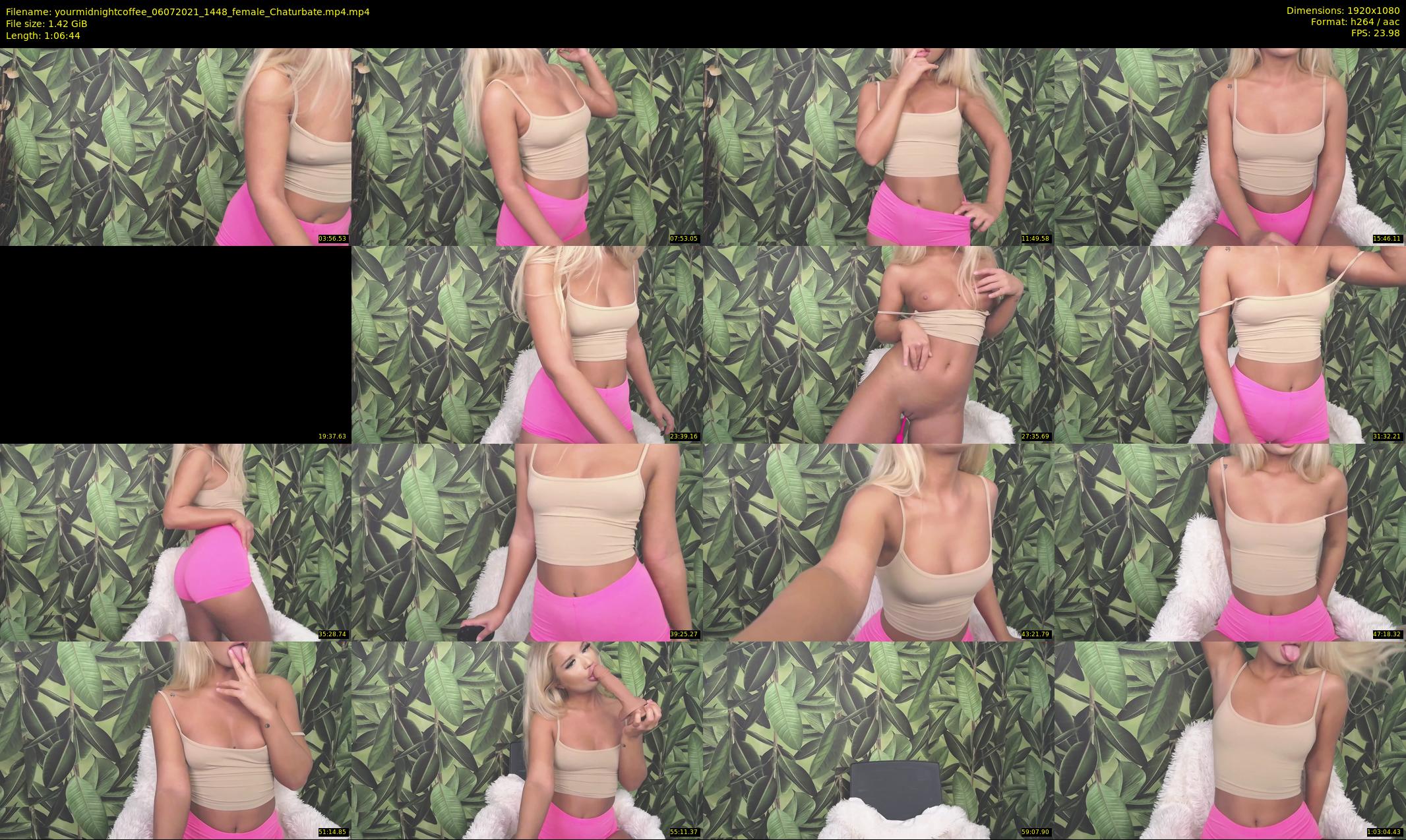 yourmidnightcoffee — 67 minute Chaturbate female cam show recording, 1080p, Jul 6, 2021