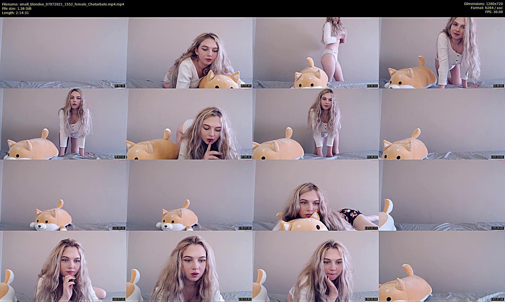 small_blondee — 135 minute Chaturbate female cam show recording, 720p, Jul 7, 2021