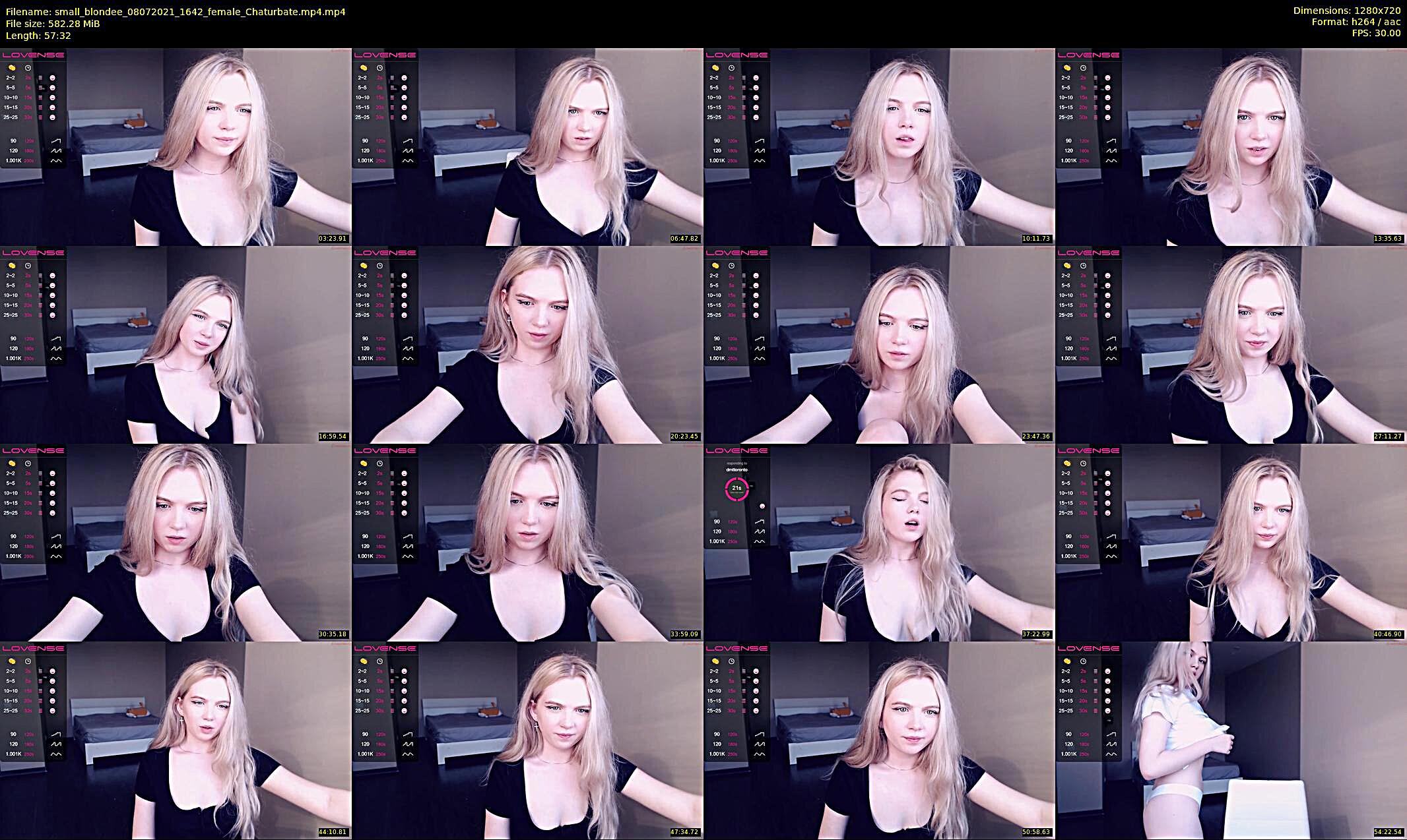 small_blondee — 19 minute Chaturbate female cam show recording, 720p, Jul 8, 2021