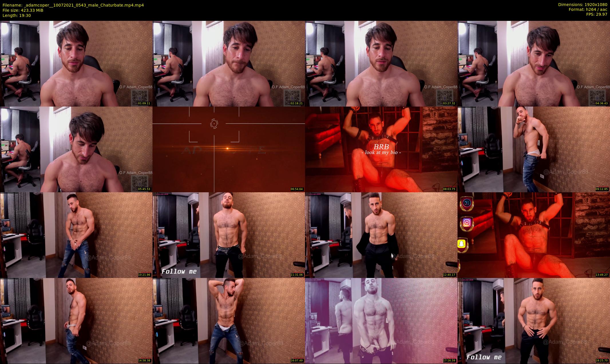 _adamcoper_ — 20 minute Chaturbate male cam show recording, 1080p, Jul 10, 2021