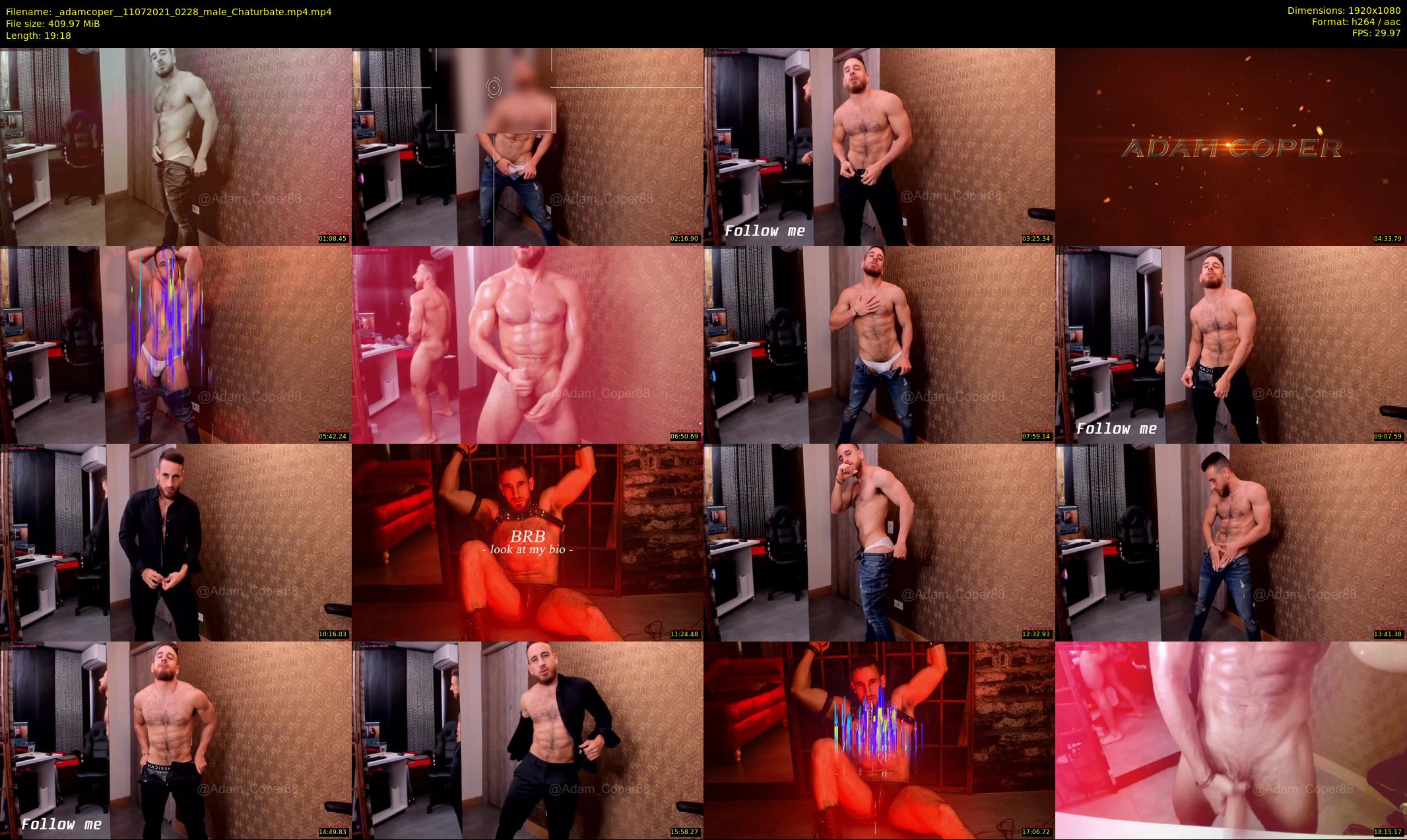 _adamcoper_ — 20 minute Chaturbate male cam show recording, 1080p, Jul 11, 2021