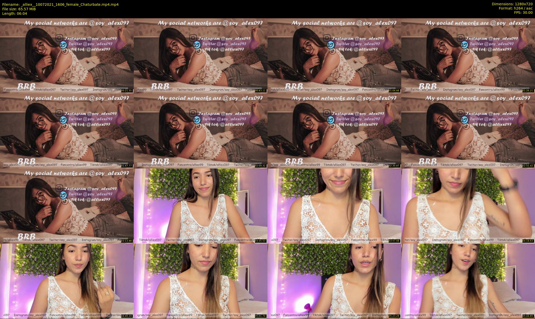 _alliex_ — 7 minute Chaturbate female cam show recording, 720p, Jul 10, 2021