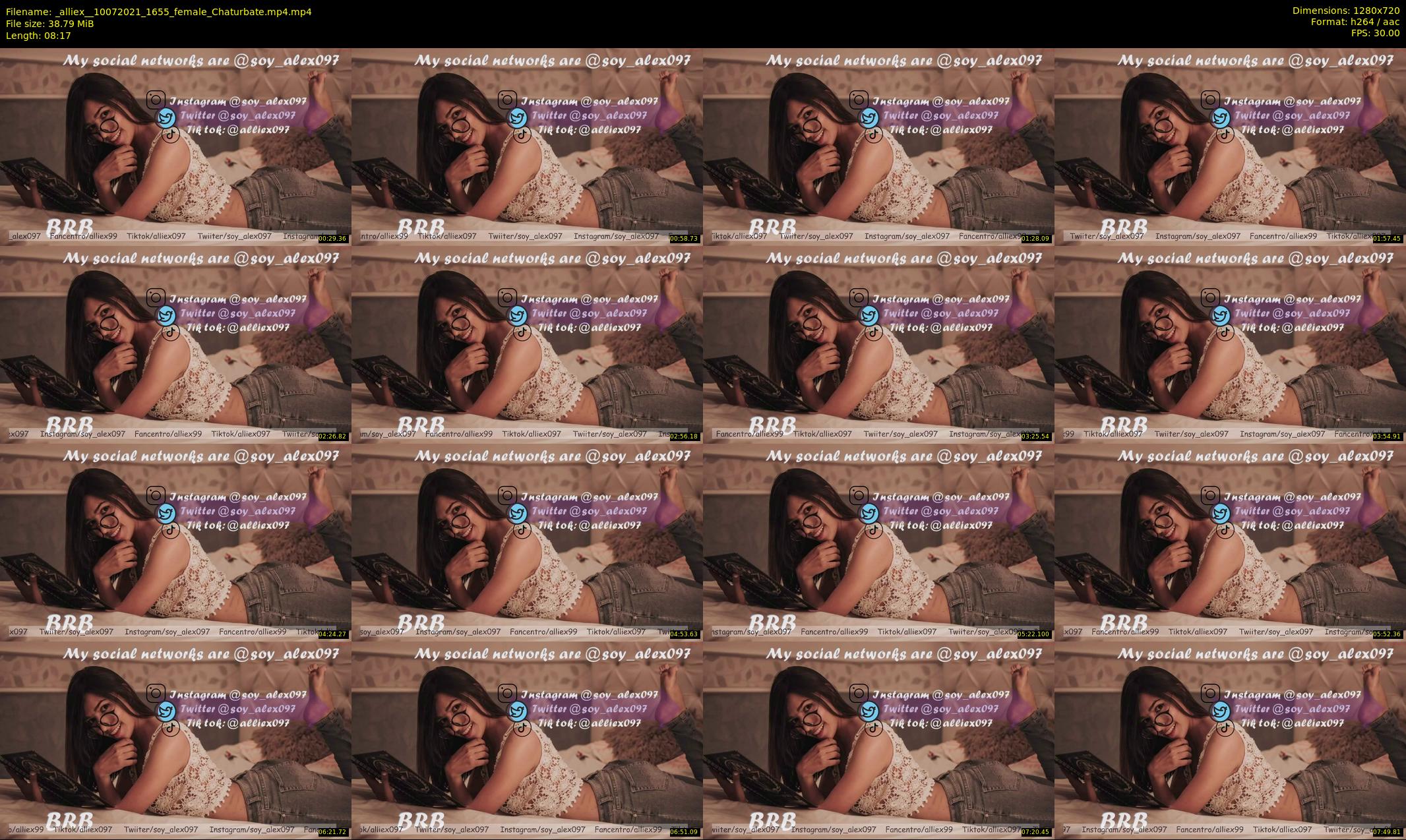 _alliex_ — 9 minute Chaturbate female cam show recording, 720p, Jul 10, 2021