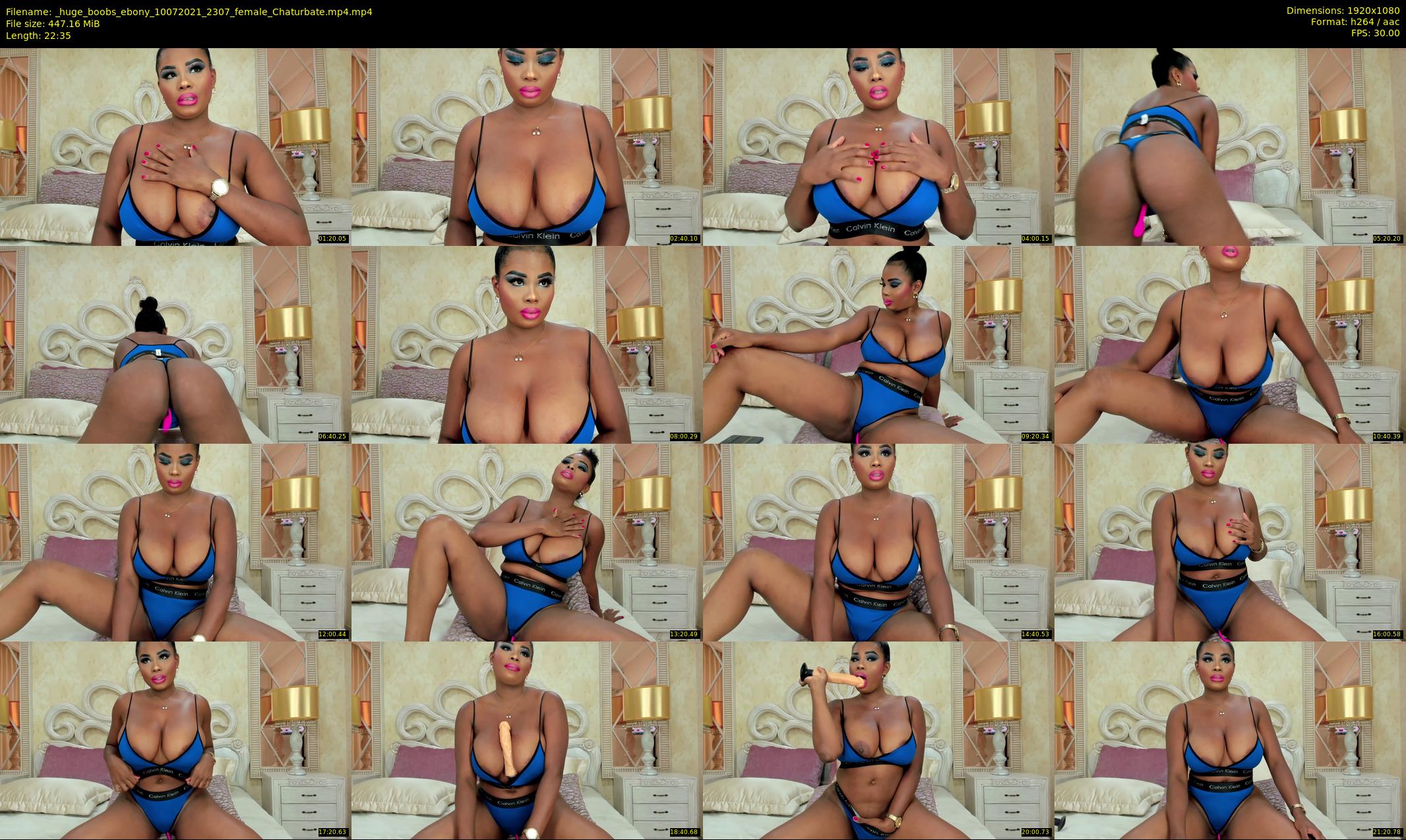 _huge_boobs_ebony — 23 minute Chaturbate female cam show recording, 1080p, Jul 10, 2021